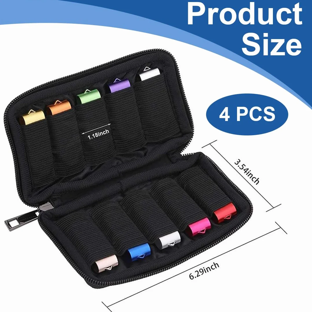 Sac de Rangement pour Clé USB 10 Emplacements Étui de Stockage