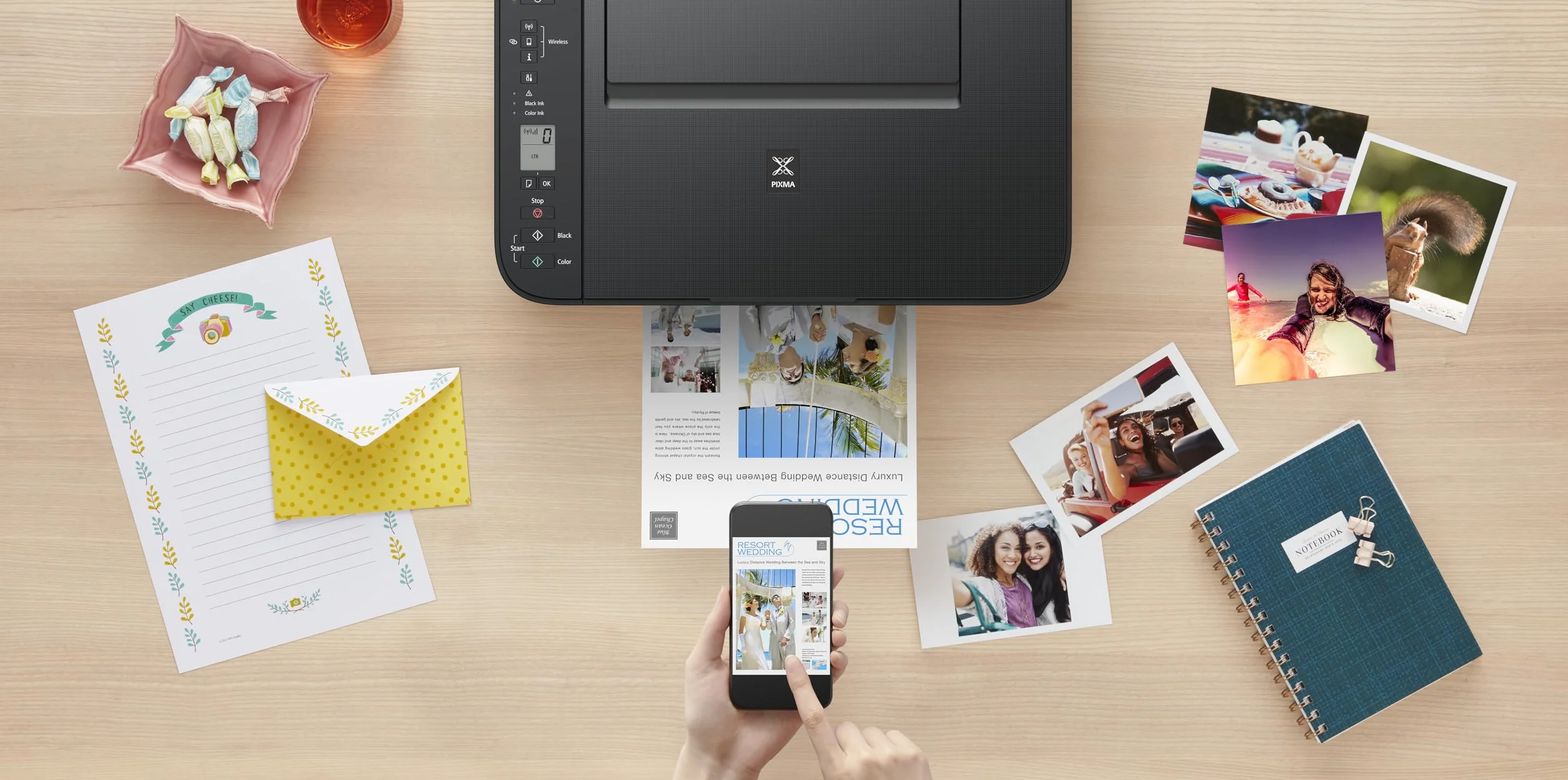 Canon Pixma TS3350 Bezprzewodowa drukarka wielofunkcyjna Czarny