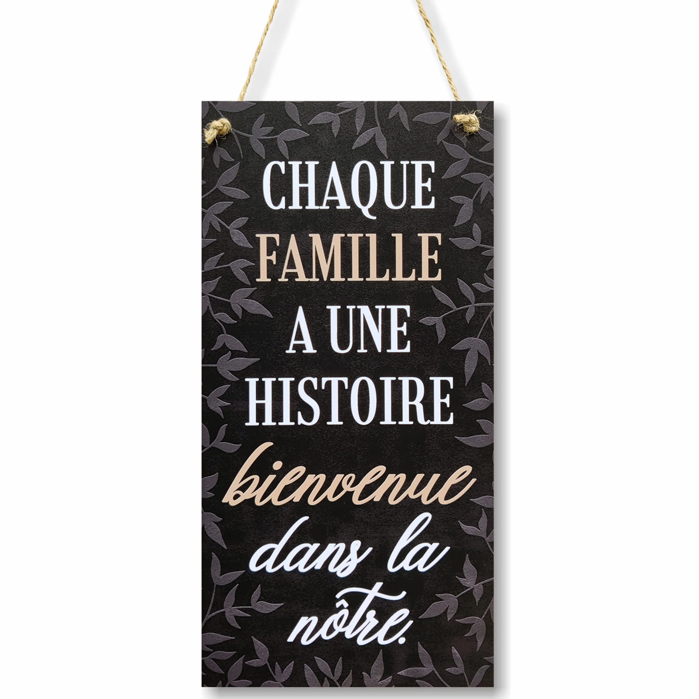 Enseignes pour la maison plaques de décoration 30 x 15 cm