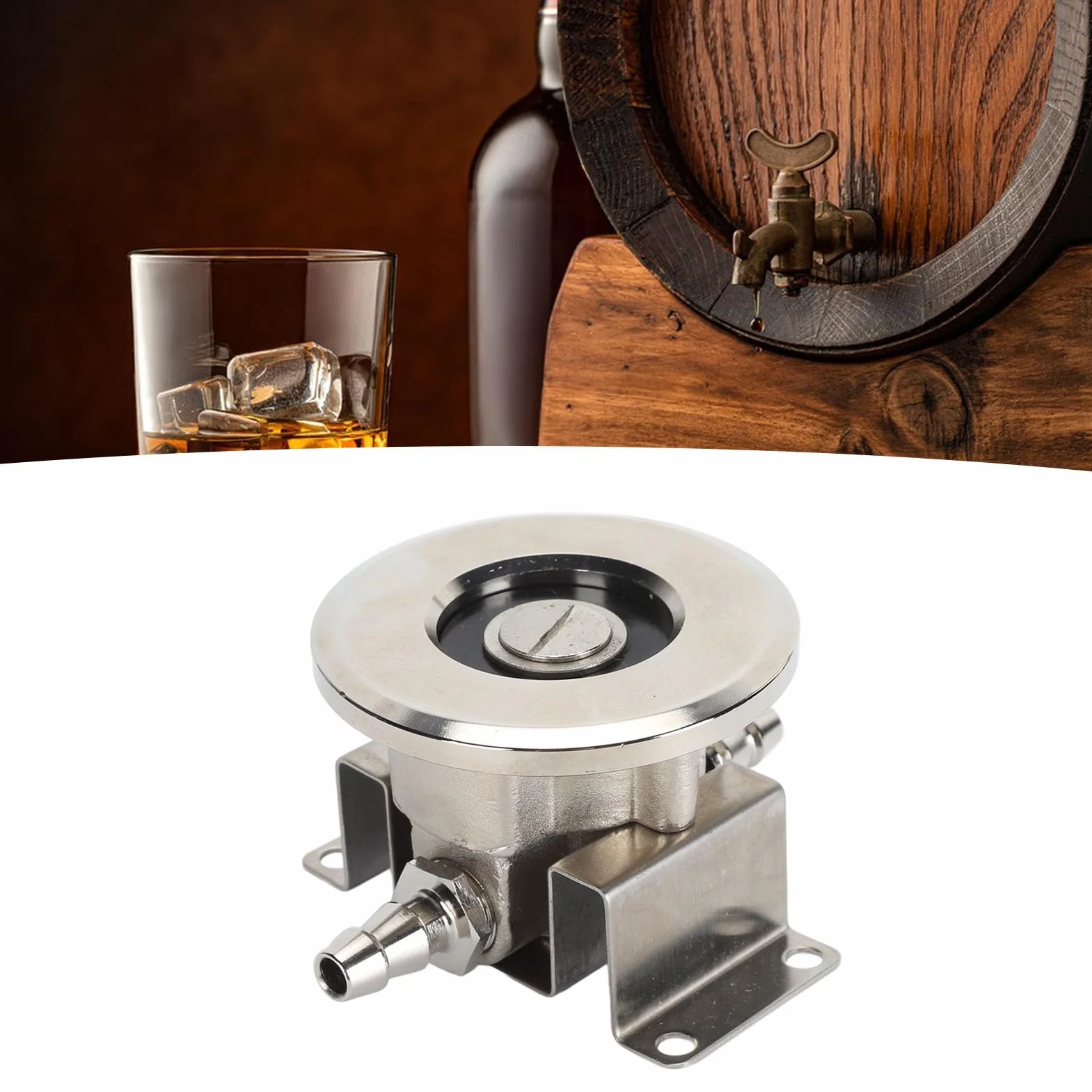 Adaptateur de Nettoyage de Fût de Bière en Acier Inoxydable, étanche, Hygiénique, Effet Fort, Bar Maison