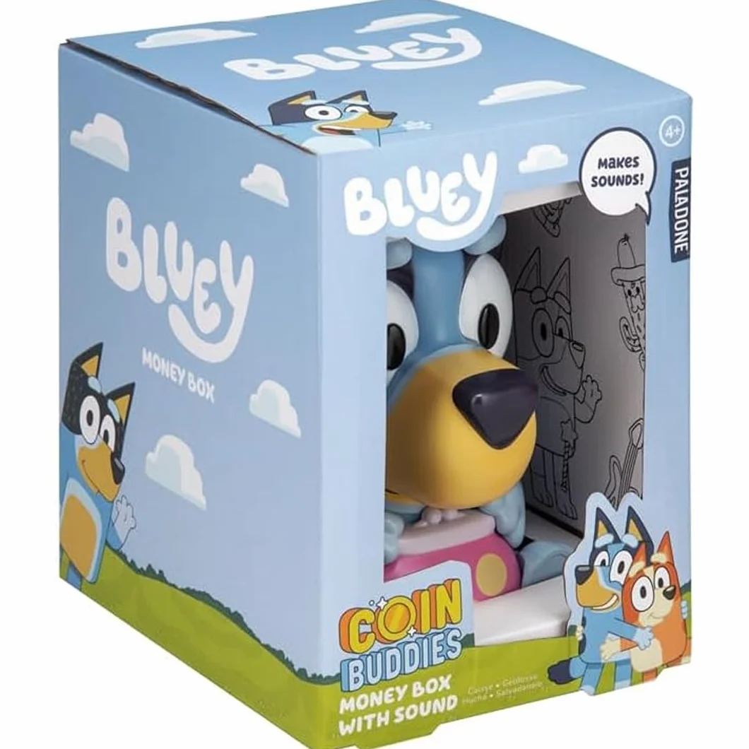 Bluey Tirelire avec Son Officielle pour Enfants, Décoration de Chambre, Paladone