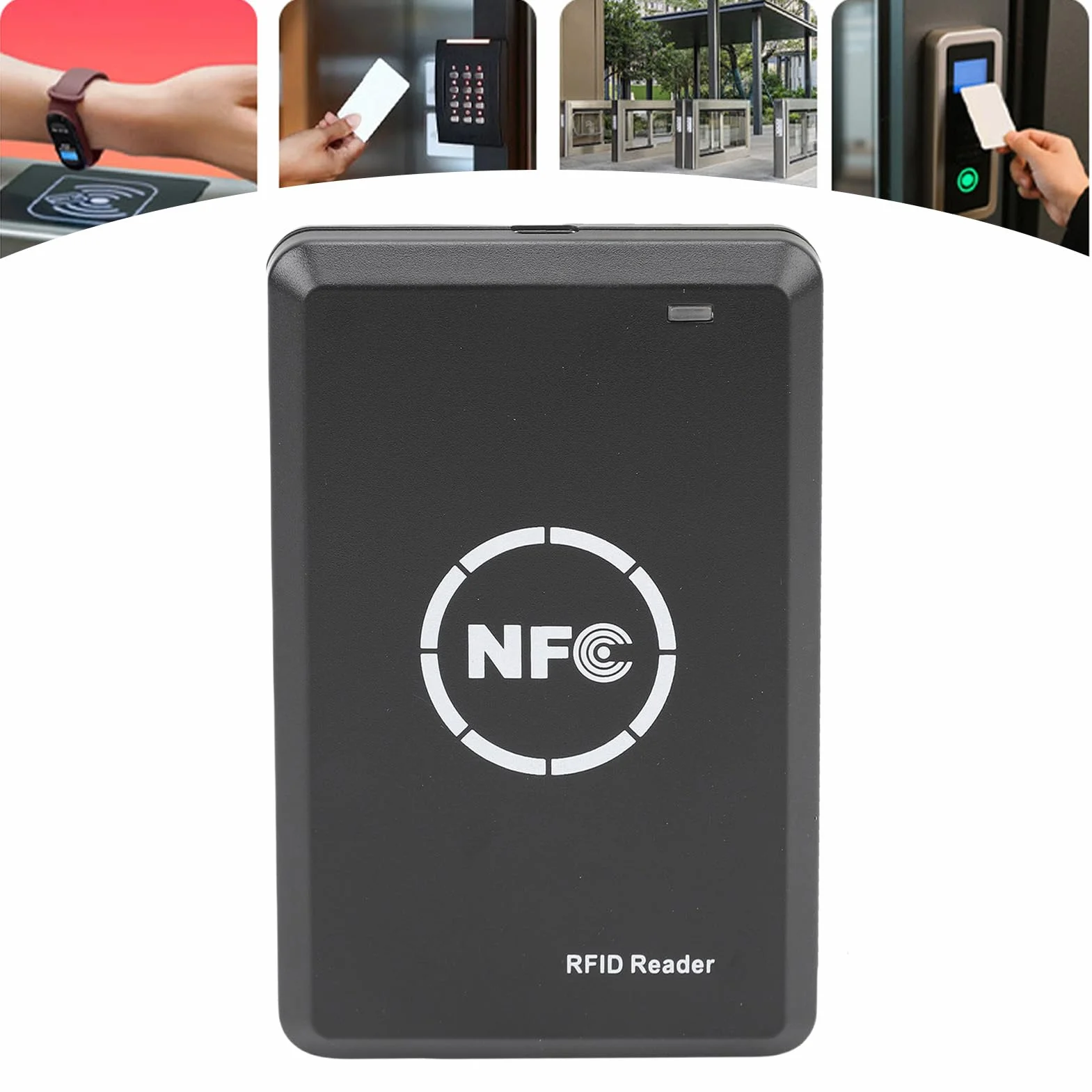 Greensen Czytnik Zapisywacz NFC, Kopiarka Kart IC 13.56MHz 125KHz Wysoka Wydajność Deszyfracji Edycji Analiza dla Kart AWID Winda Duplikator Kluczy