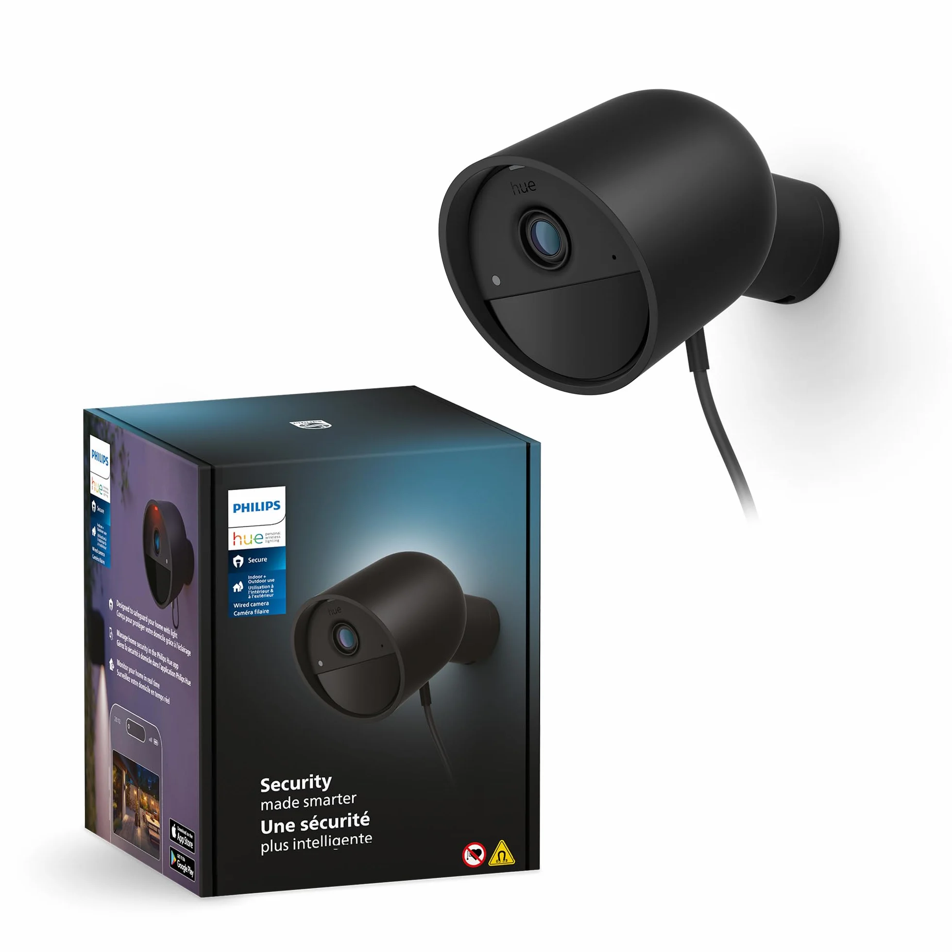 Philips Hue Raven Kamera przewodowa czarna