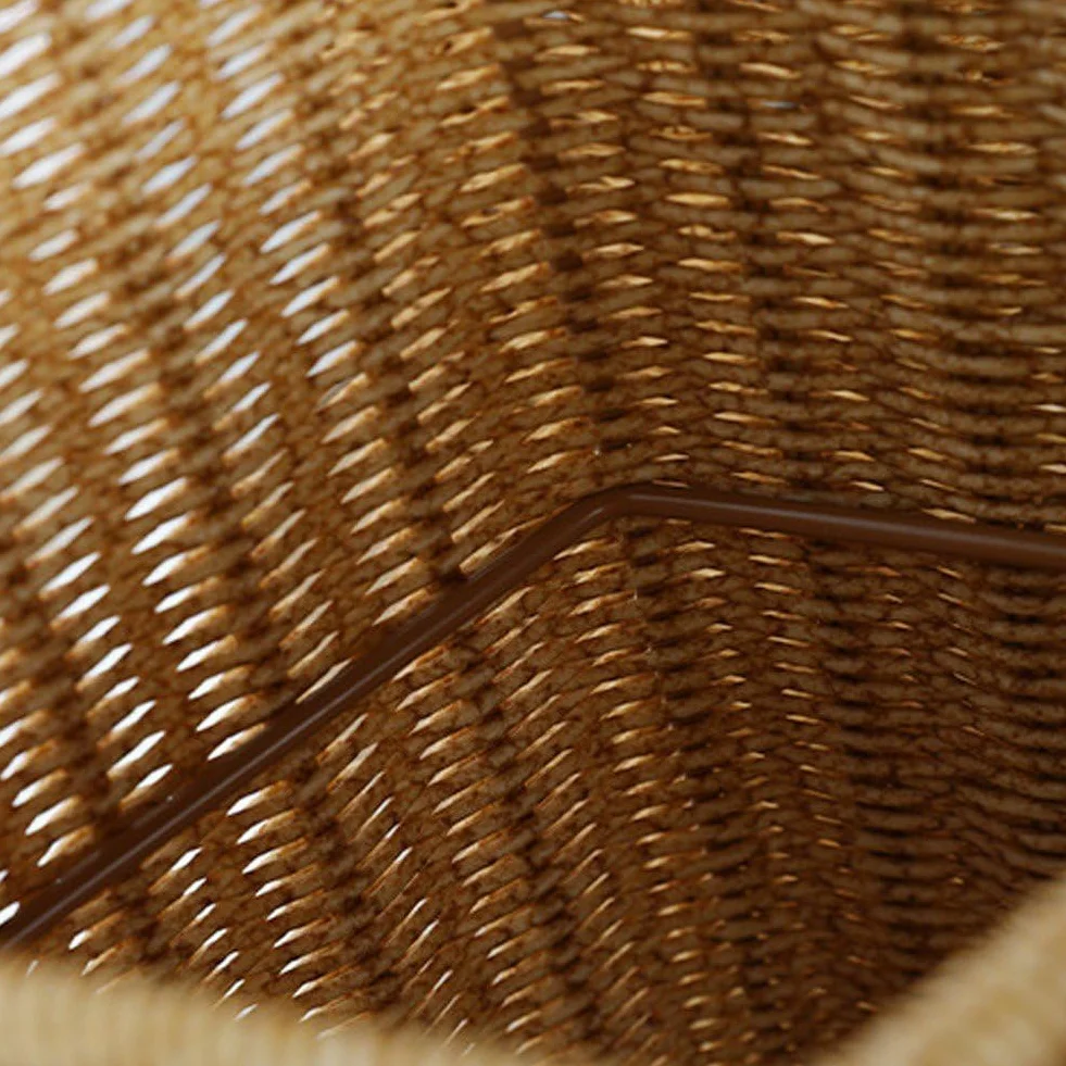 Porte-Parapluie en Rotin Tissé, Panier Robuste pour Entrée, Vestiaire, Bureau