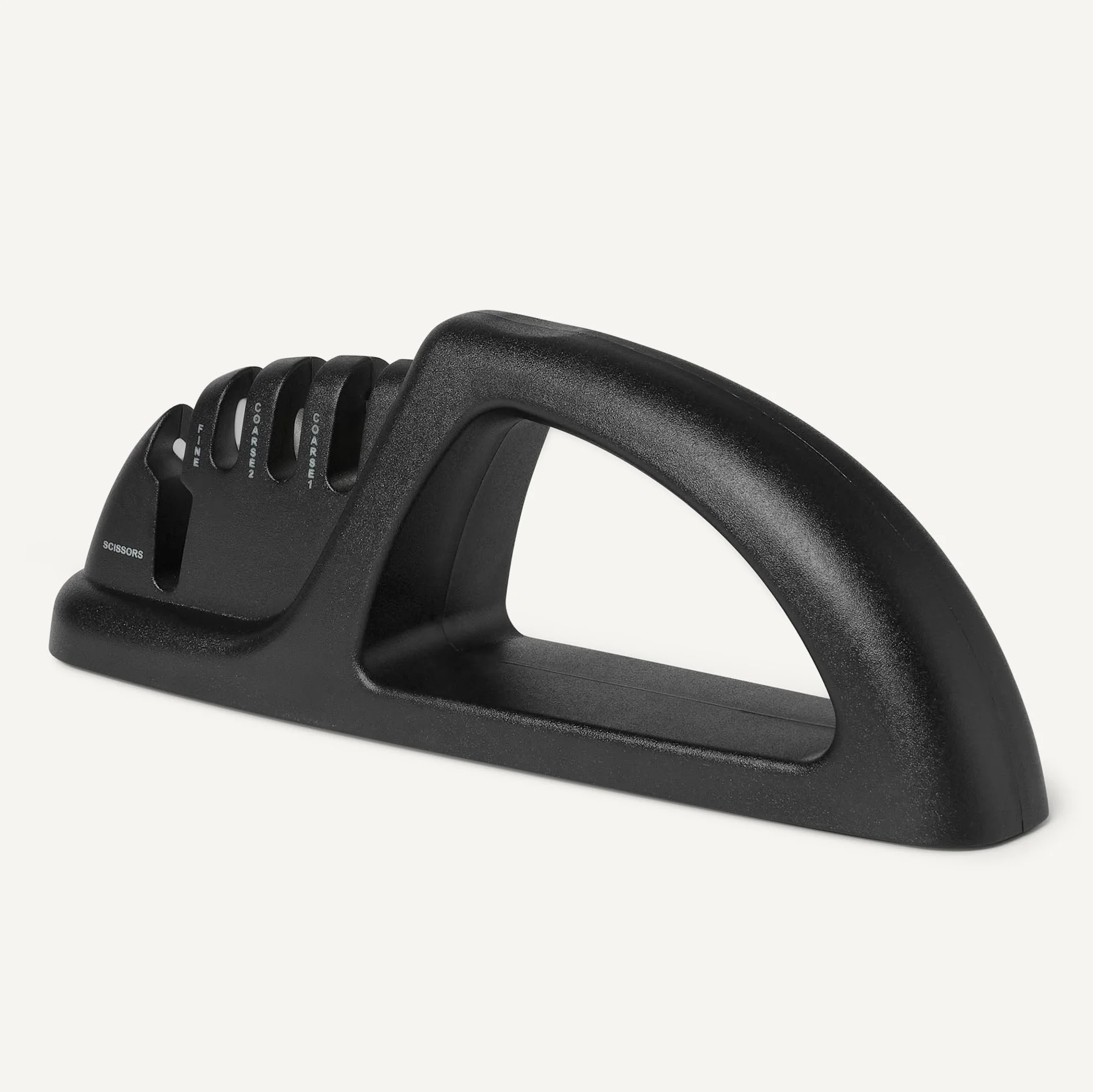 Amazon Basics Aiguiseur de Couteaux 4 en 1, Base Antidérapante, Gant de Sécurité