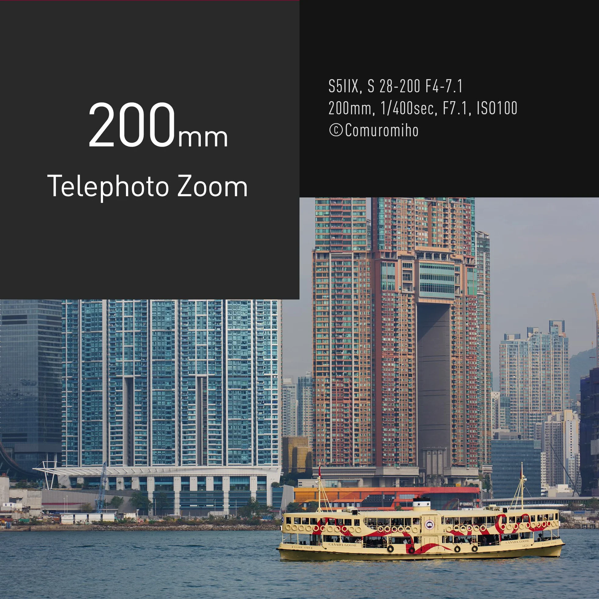 Panasonic Lumix S-R28200E 28-200mm F4.0-7.1 Obiektyw Makro, Obiektyw Pełnoklatkowy, Szeroki i Długi Obiektyw Zmiennoogniskowy, Dual IS 2, Odporny na Kurz, Zachlapanie i Mróz, do Filmów 4K, Czarny