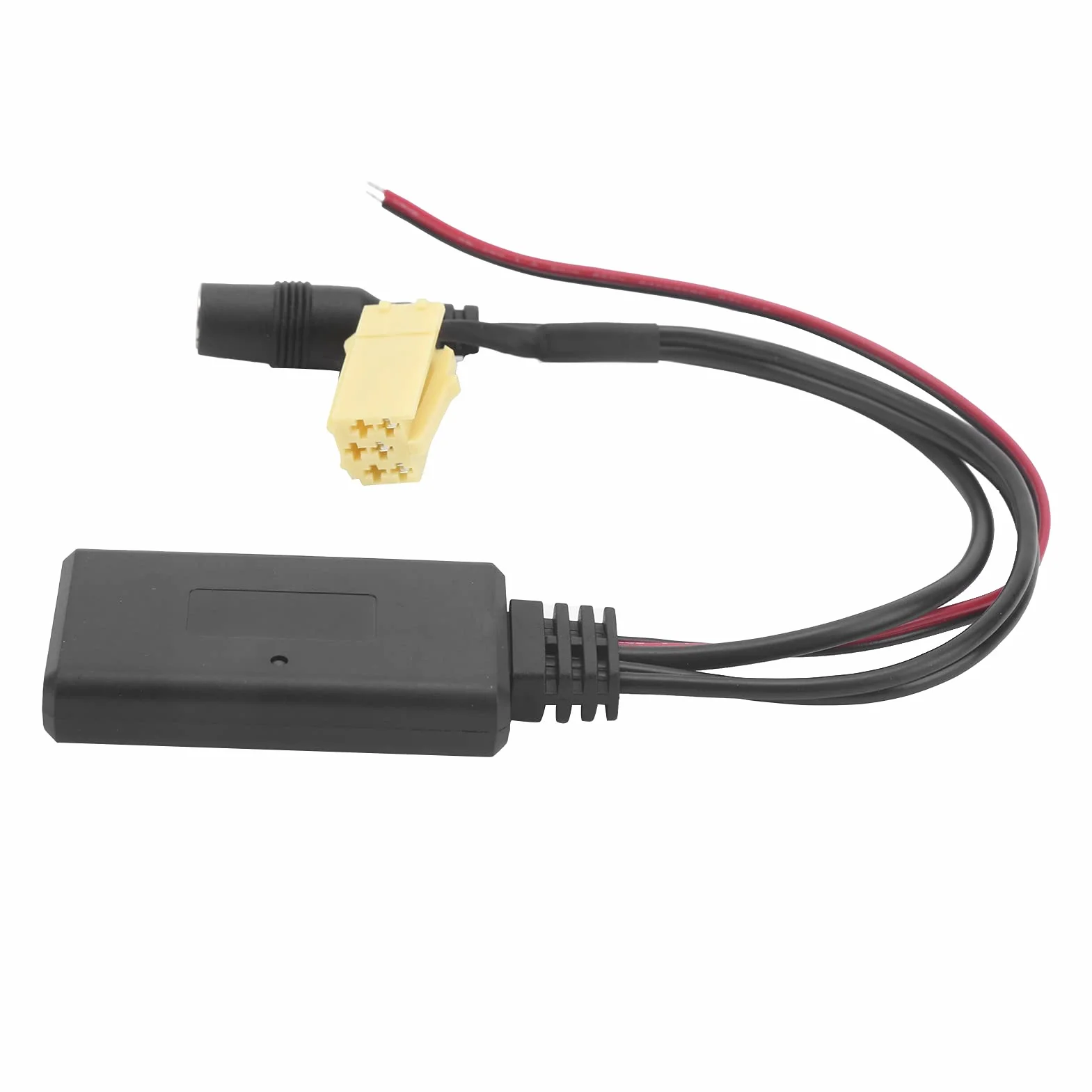 Samochodowy moduł Bluetooth, DC12V 6Pin Bluetooth 5.0 AUX adapter audio z mikrofonem 59.1in kabel pasuje do Fiat Ducato 2011