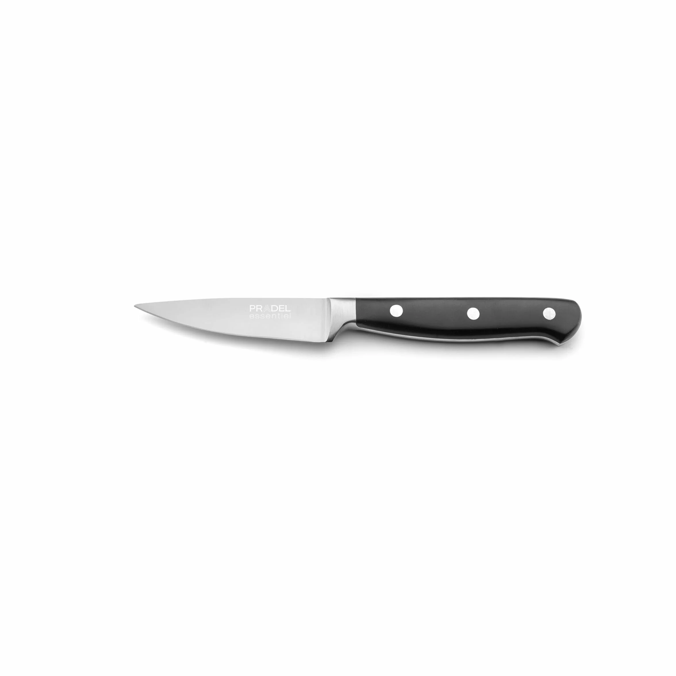 Couteau d'office PRADEL ESSENTIEL Acier inoxydable 13 C Lame 9 cm Noir