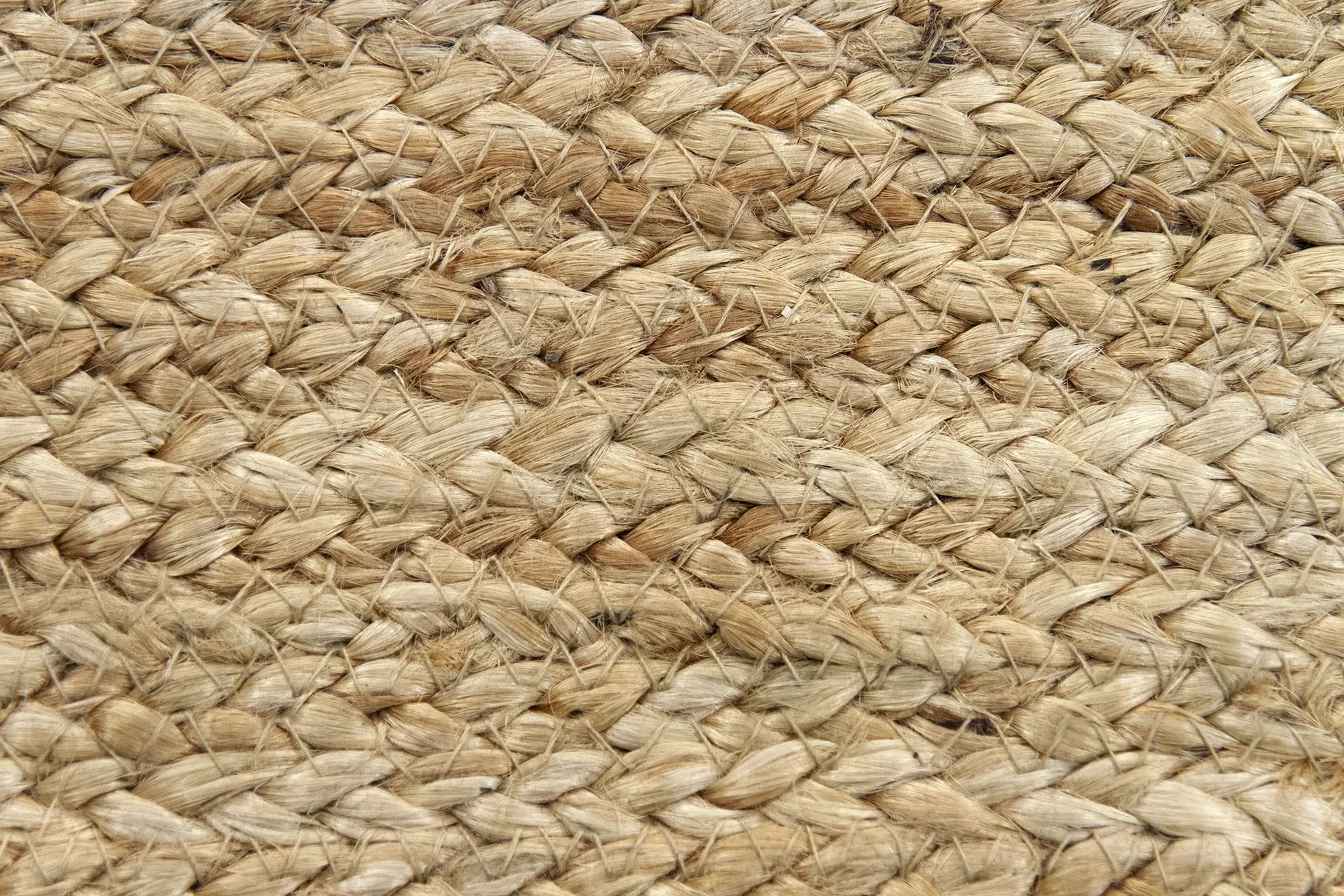 Tapis Naturel Alhambra Tressé à la Main 200x300cm pour Salon Salle à Manger Chambre