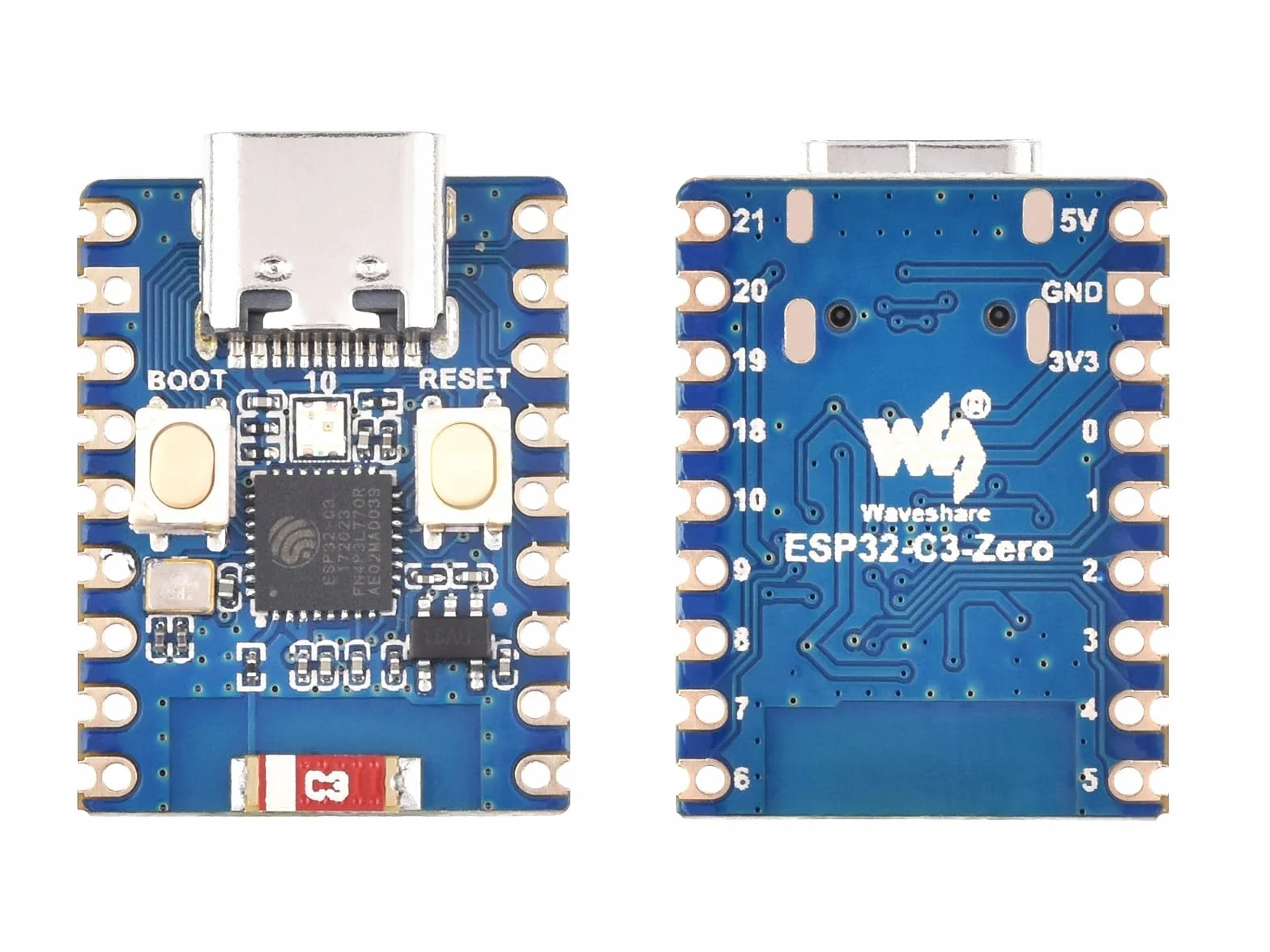 ESP32-C3 Mini Development Board ESP32-C3FN4 Single-Core Processor 2.4GHz Wi-Fi Bluetooth 5 160MHz C/C++ MicroPython