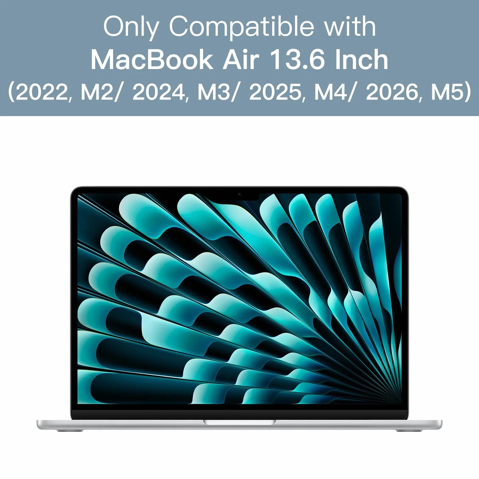 JETech Protection D'écran pour MacBook Air 13 Pouces M2-M5 2022-2026 Anti-Reflet Film Mat Lot de 2