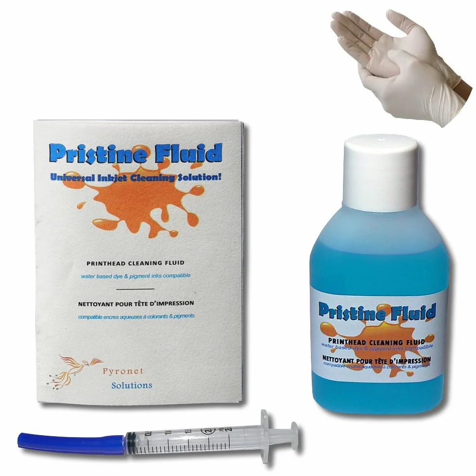 Kit de nettoyage Pristine Fluid pour imprimante Epson Brother 50 ml