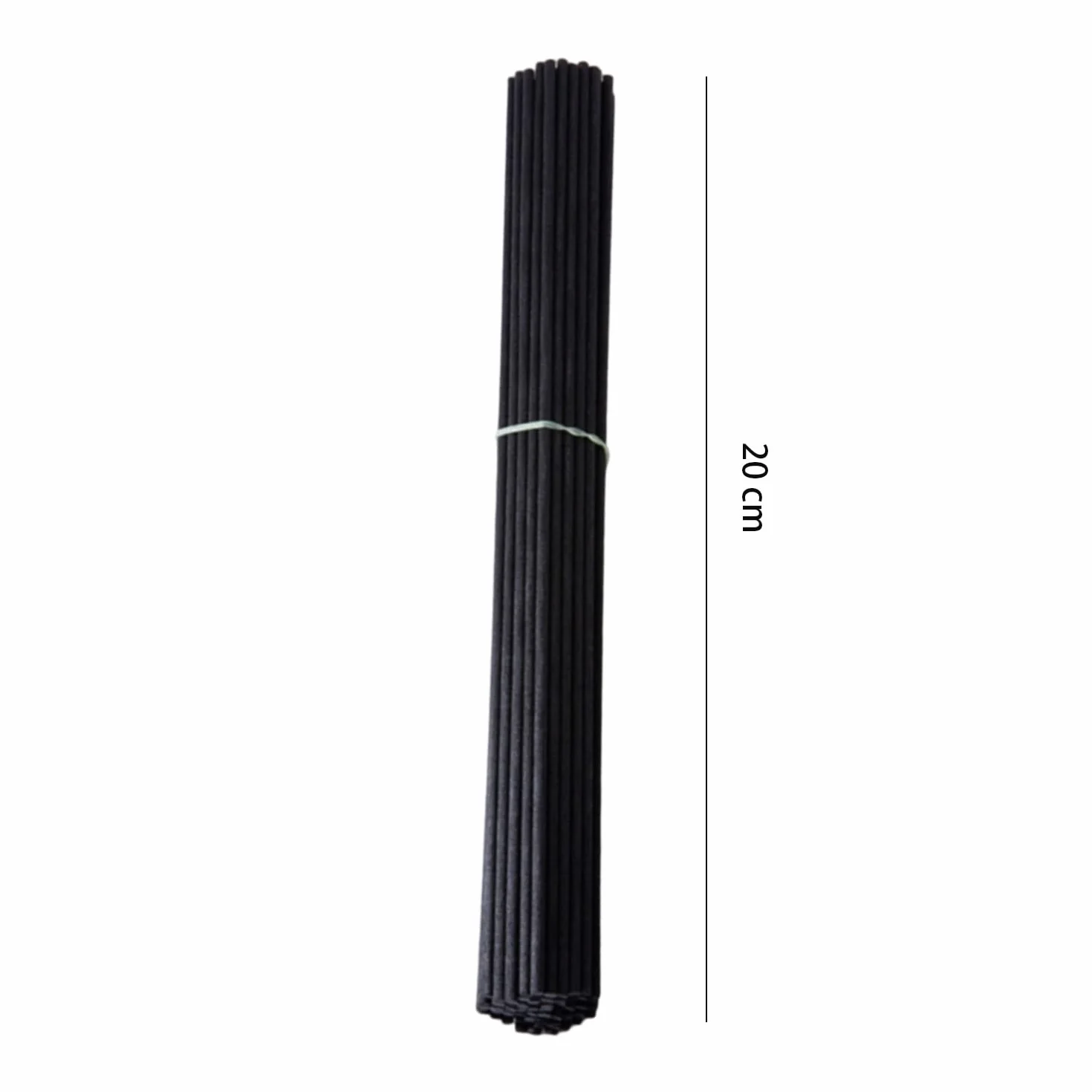 Bâtons de Diffuseur de Roseaux, Batonnets Diffuseur Parfum d'Huile Essentielle, 50 Pièces, Noir
