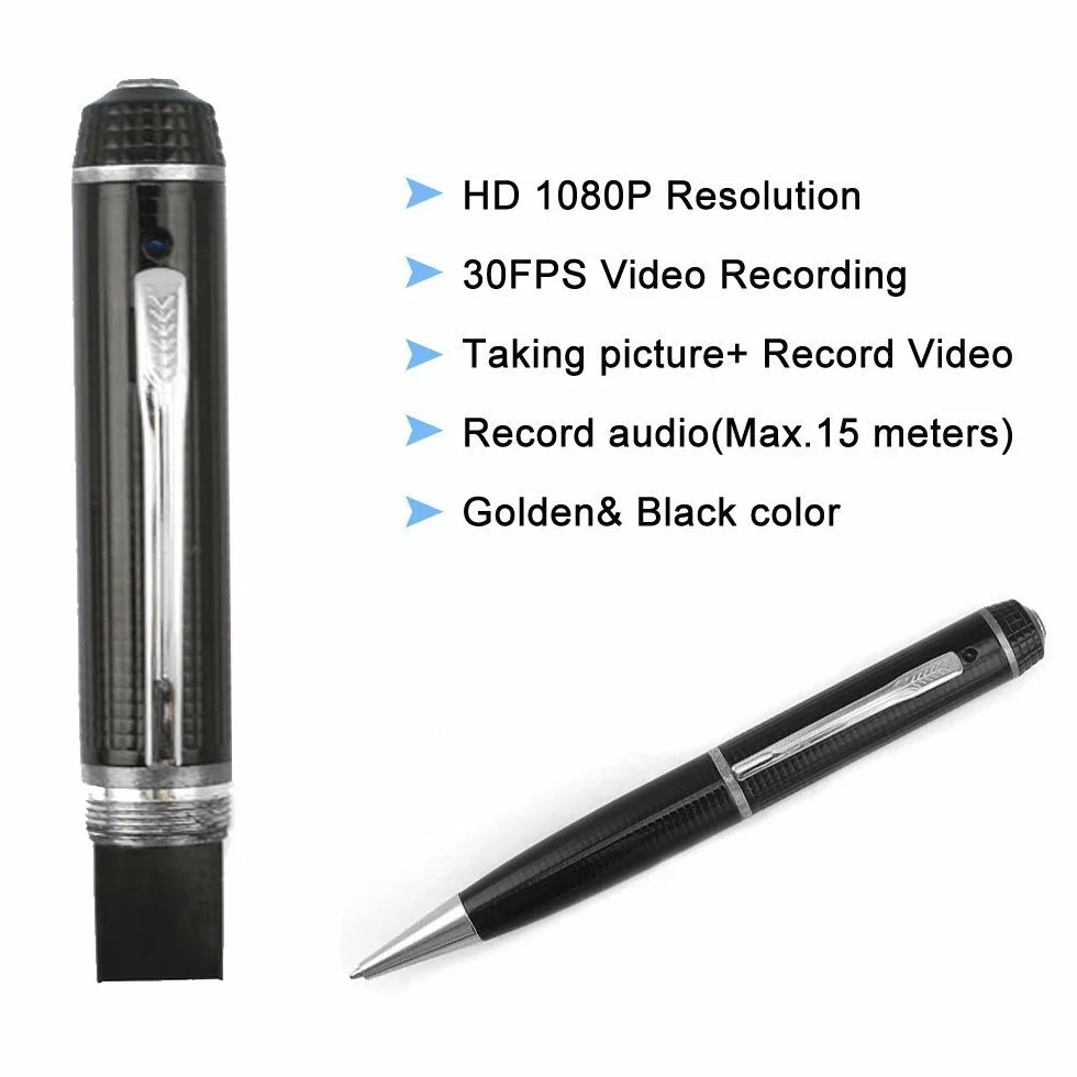 Ukryta kamera szpiegowska Mini DV - kamera USB Full HD Przenośny długopis Rozdzielczość wideo 1080P Wielofunkcyjny rejestrator zdjęć Robienie zdjęć w celach biznesowych