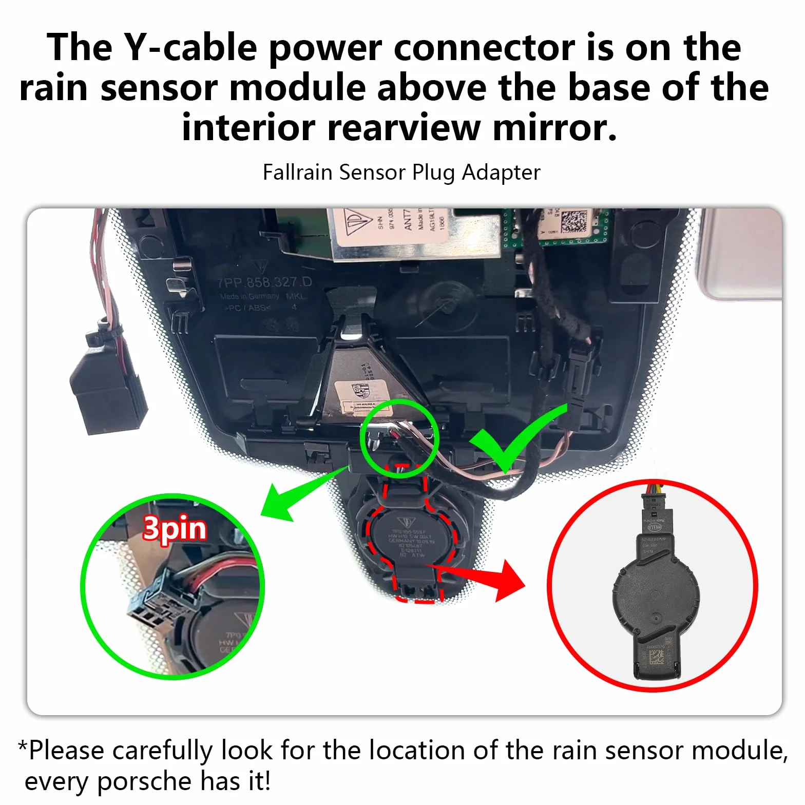 4K Dash Cam for Porsche Cayenne(E2 92A) 2011-2018,Macan 2015-2026, 911(991) 2011-2019, Panamera(970) 2010-2016, Boxster/Cayman(981) 2013-2016, 718 Boxster/Cayman/Spyder(982) 2017-2025 (Model B), 128GB