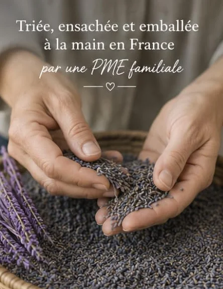 Sachets parfumés Lavande Provence 120g Naturels Armoire Linge