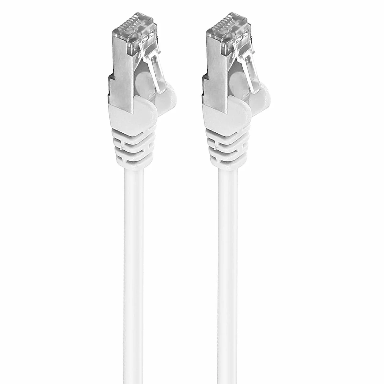 Câble Patch CAT6a S/FTP PIMF Ethernet LAN RJ45 Cuivre 100% CU 1,5m Blanc PremiumCord