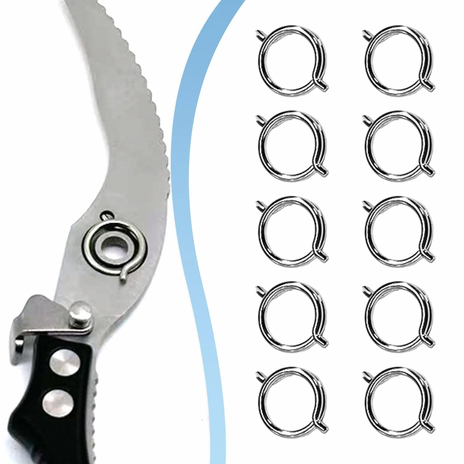 Ressorts de Ciseaux de Cuisine de Rechange 10 Pièces