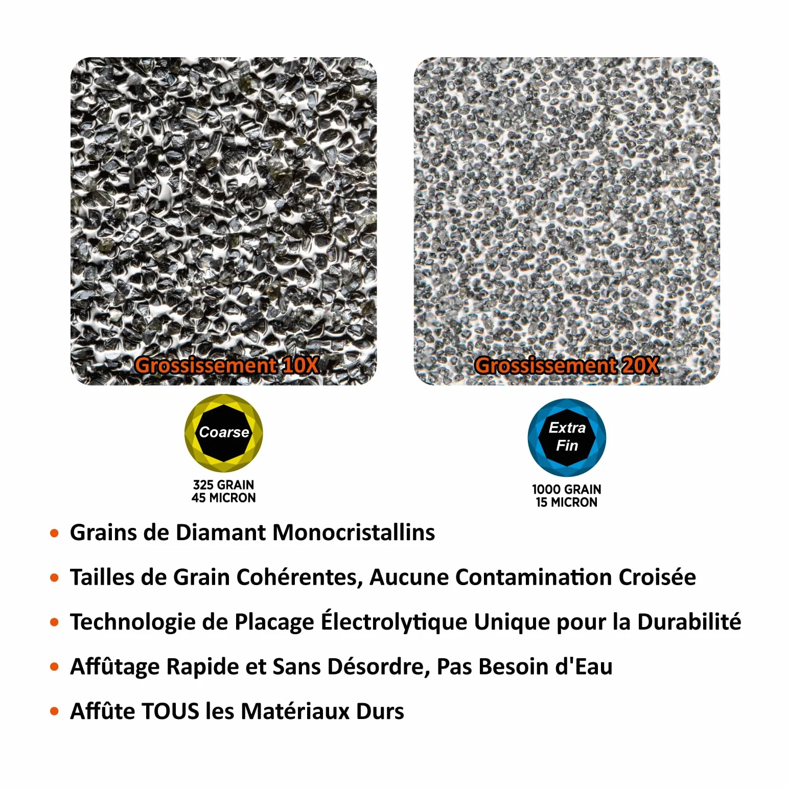 SHARPAL 198H Aiguiseur de couteaux électrique - 3 étapes avec meules en diamant