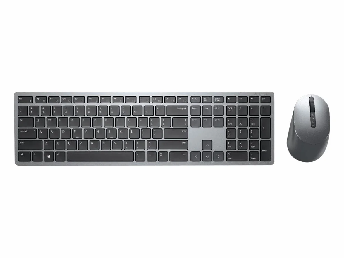 Dell KM7321W, bezprzewodowy, multimedialny, zestaw klawiatury i myszy, US International (QWERTY), czarny