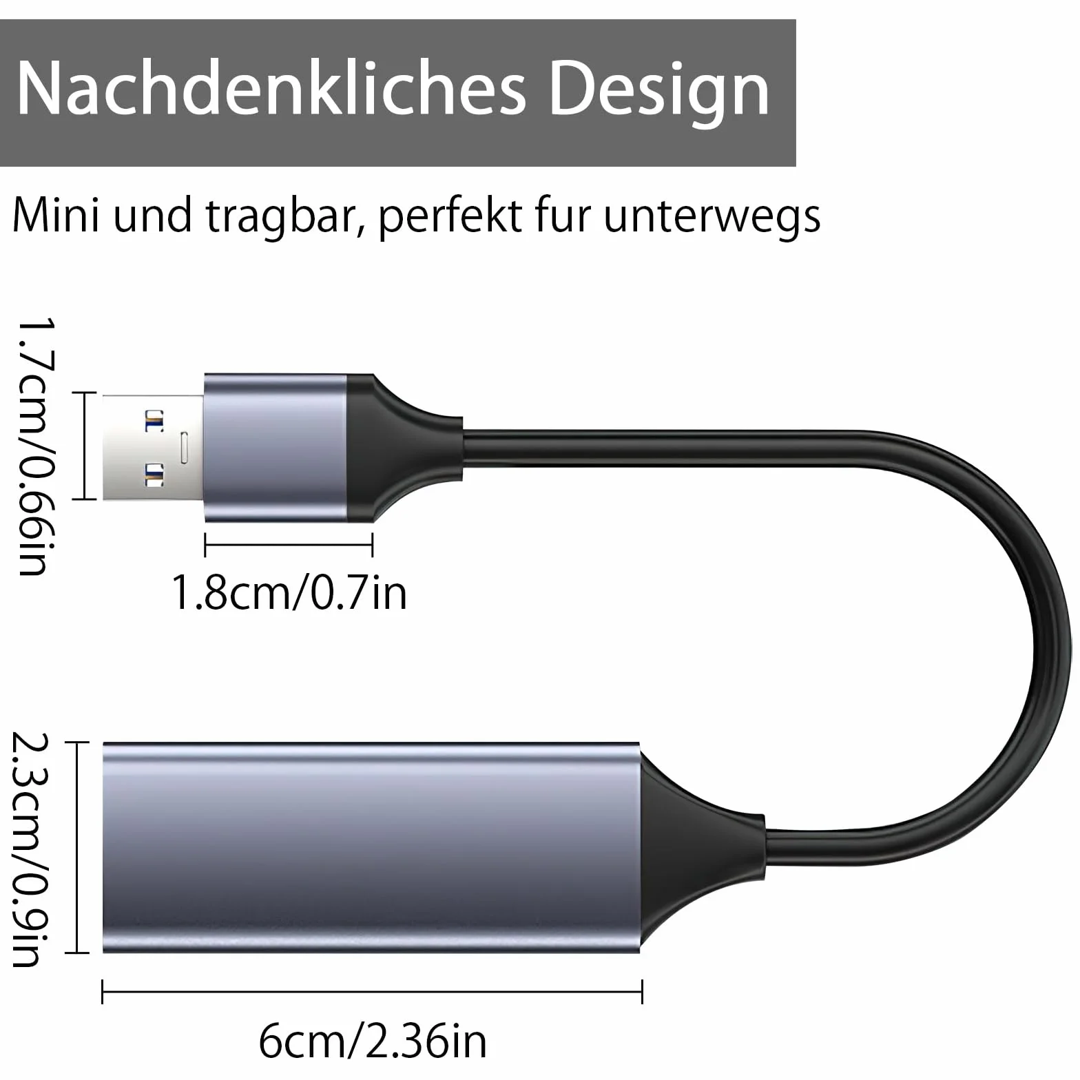 HENGBIRD Adapter USB LAN 2.0 Ethernet 1000 Mbps, USB na RJ45 Gigabit Ethernet LAN, kompatybilny z Surface, MacBook, laptopem, komputerem PC z Windows 11/10/8.1/8, macOS, Linux