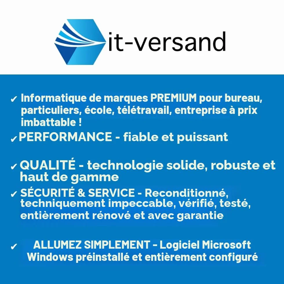Lenovo ThinkCentre M720q Tiny Intel Core i5 8500T 512 Go SSD 16 Go RAM Windows 11 Pro Mini PC Reconditionné