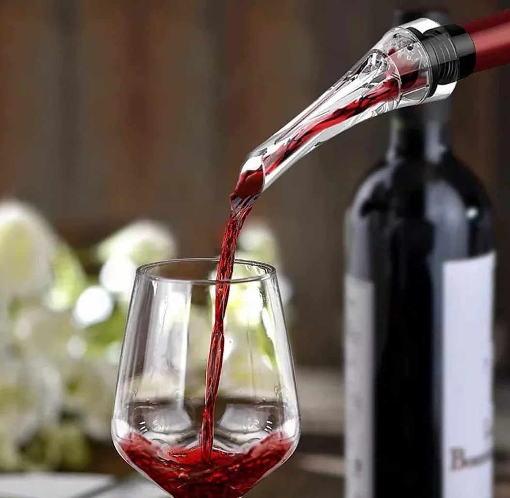 Tire bouchons, Ouvre Bouteille de vin, verseur pour le vin,Ensemble cadeau d'accessoires pour le vin avec coffret