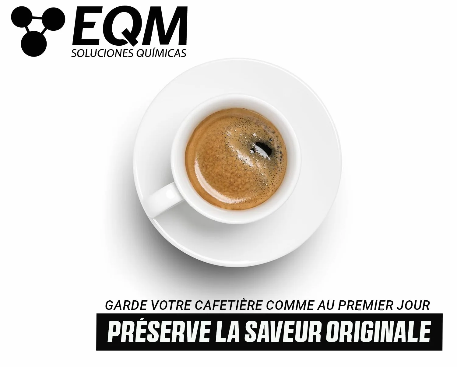 EQM ECO-212 Détartrant machine à café 1L origine naturelle