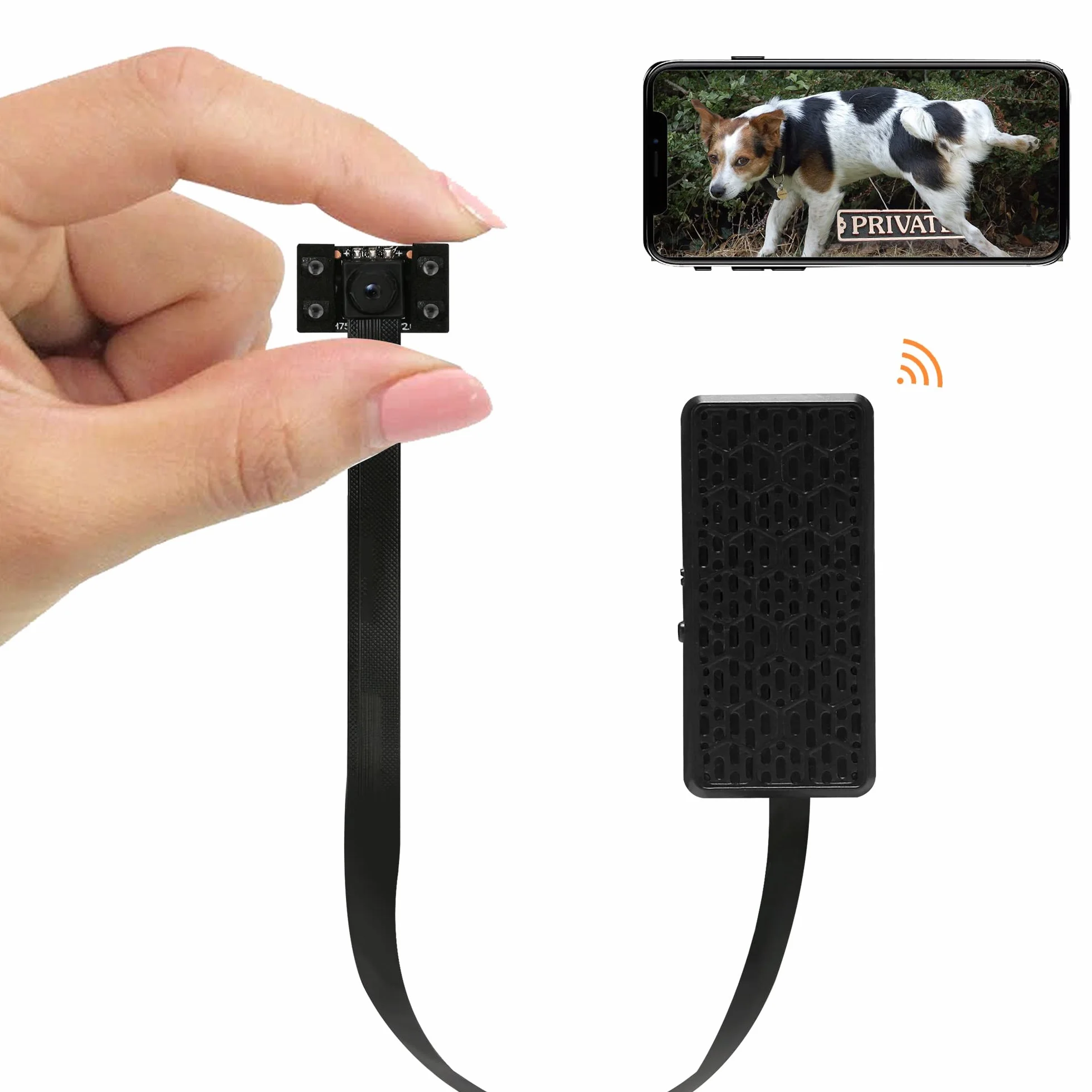WIWACAM Mini kamera WLAN, 4K Ultra HD Mała kamera do monitorowania do wnętrz z aplikacją, kamera IP Wi-Fi na żywo na telefonie, z czujnikiem ruchu, noktowizorem, akumulatorem, strefą alarmową