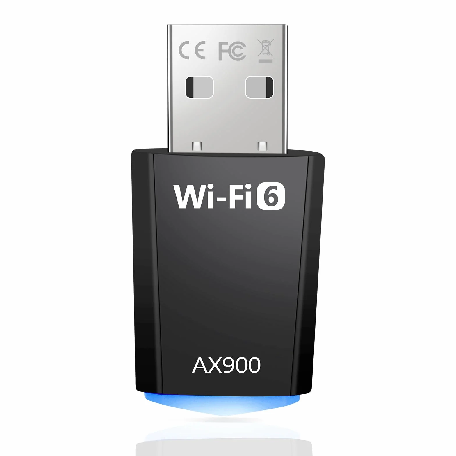 AX900 WiFi 6 Carte WiFi USB Double Bande 5GHz 2.4GHz Adaptateur WiFi Compatible Windows 11/10/7