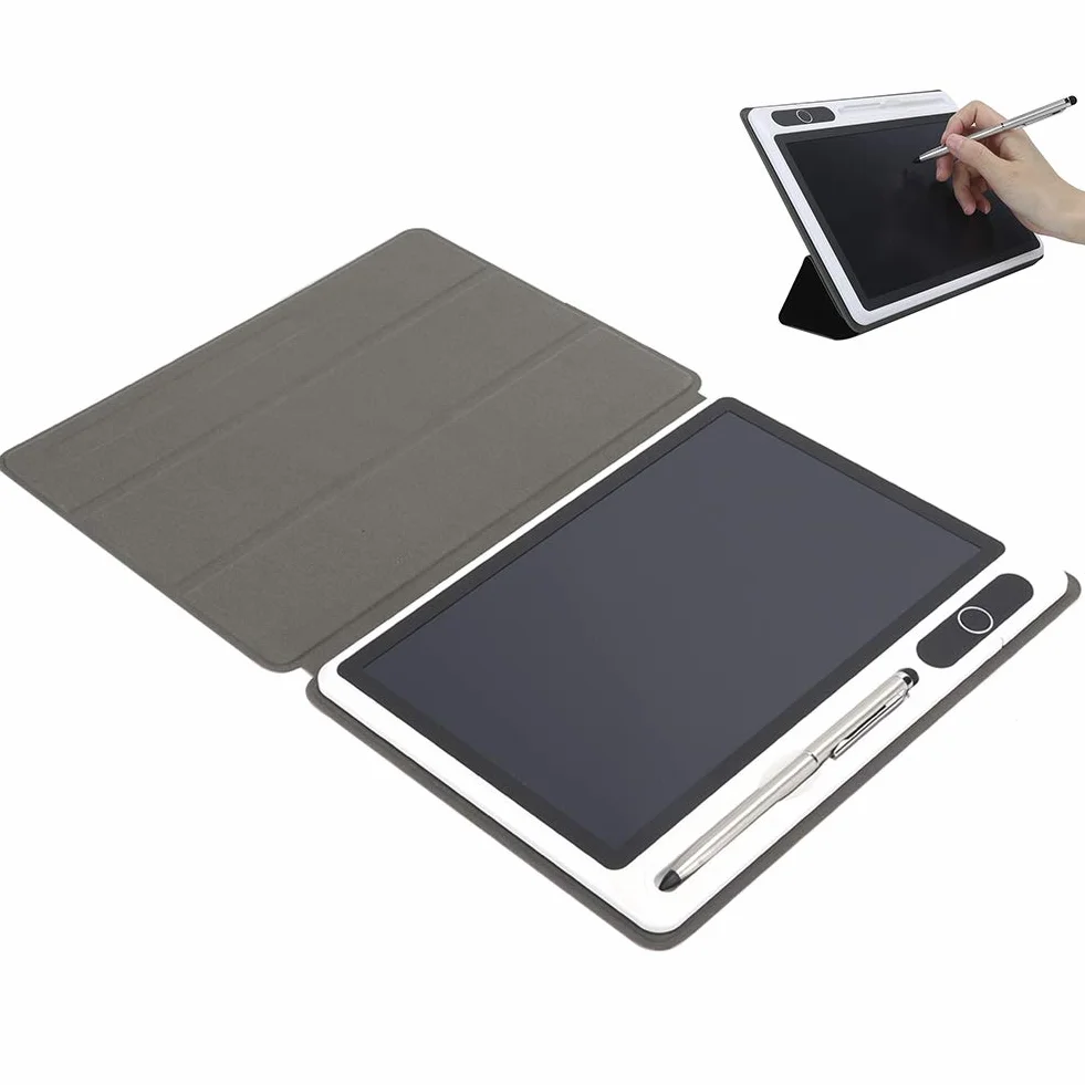 Elektroniczny notatnik Protable elektroniczny notatnik LCD blok rysunkowy tablet biznesowy narzędzie do malowania ręcznego (czarny)