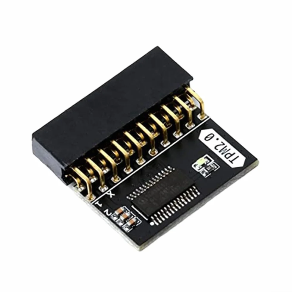 TPM Module 2.0 20-1 broches 2 x 10P puce de sécurité pour cartes mères DDR4 Win11 Cryptage Clé Stockage PCB