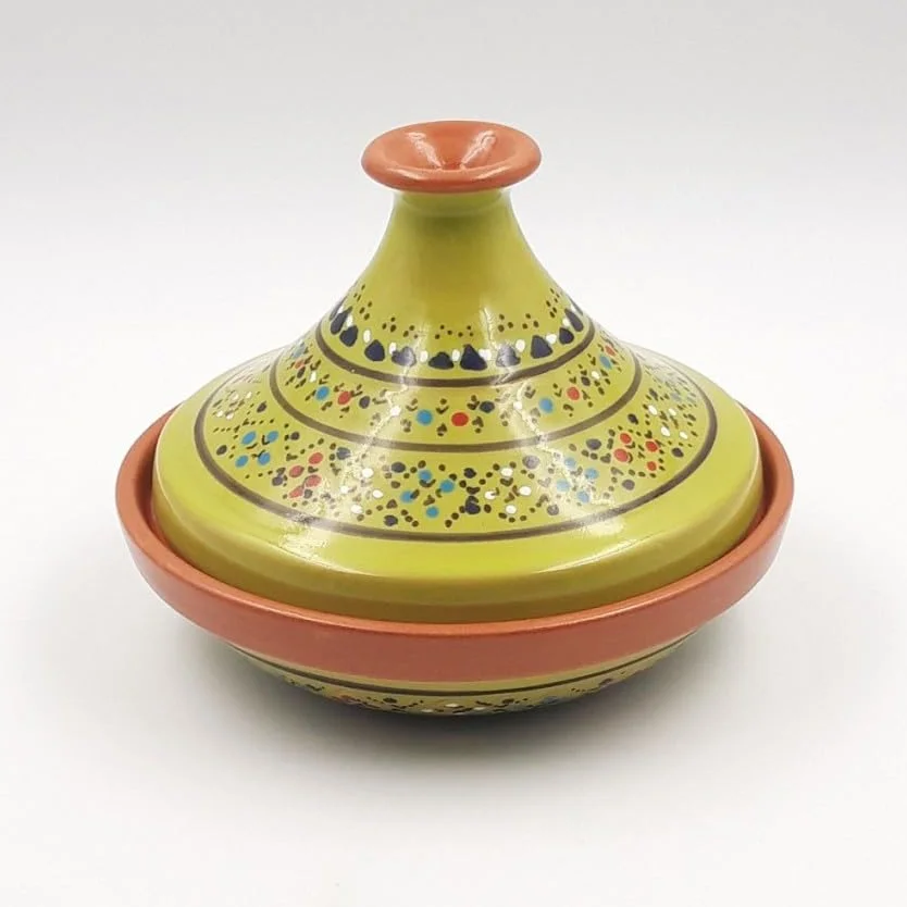 Tajine individuel évasé Marrakech Vert - D 22 cm