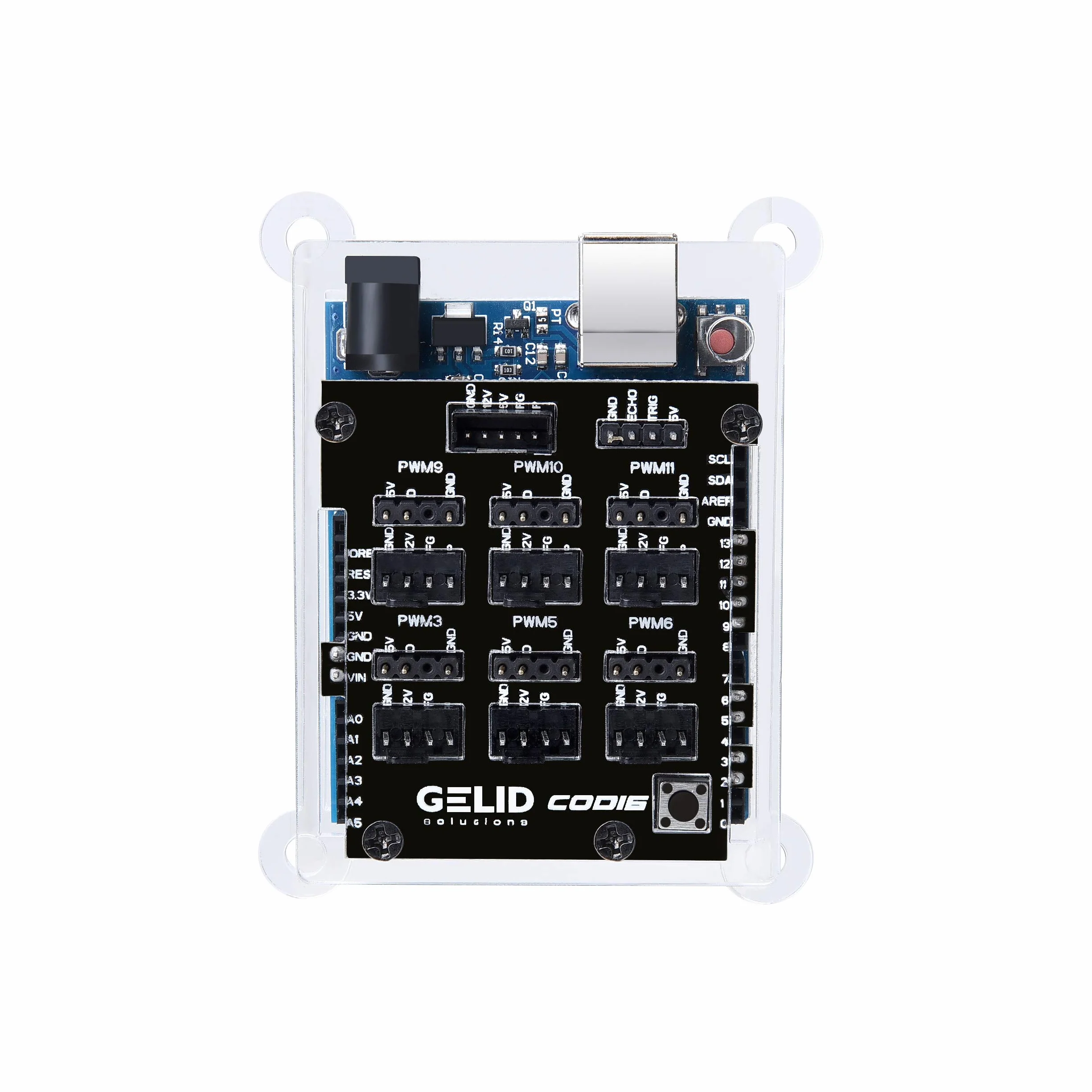 Gelid Solutions Codi6 ARGB zestaw kontrolerów – 6 niezależnie programowalnych nagłówków ARGB – 6 nagłówków sterowania wentylatorami PWM – przykład kodu Open Source.