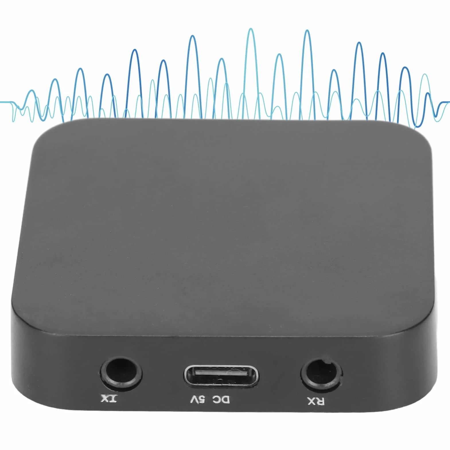 Odbiornik nadajnika Bluetooth 5.0, 2 w 1 bezpłatnie do wysyłania i odbierania różnych sygnałów, technologia o niskim opóźnieniu Obsługa strumieniowego przesyłania dźwięku w czasie rzeczywistym Nadaje
