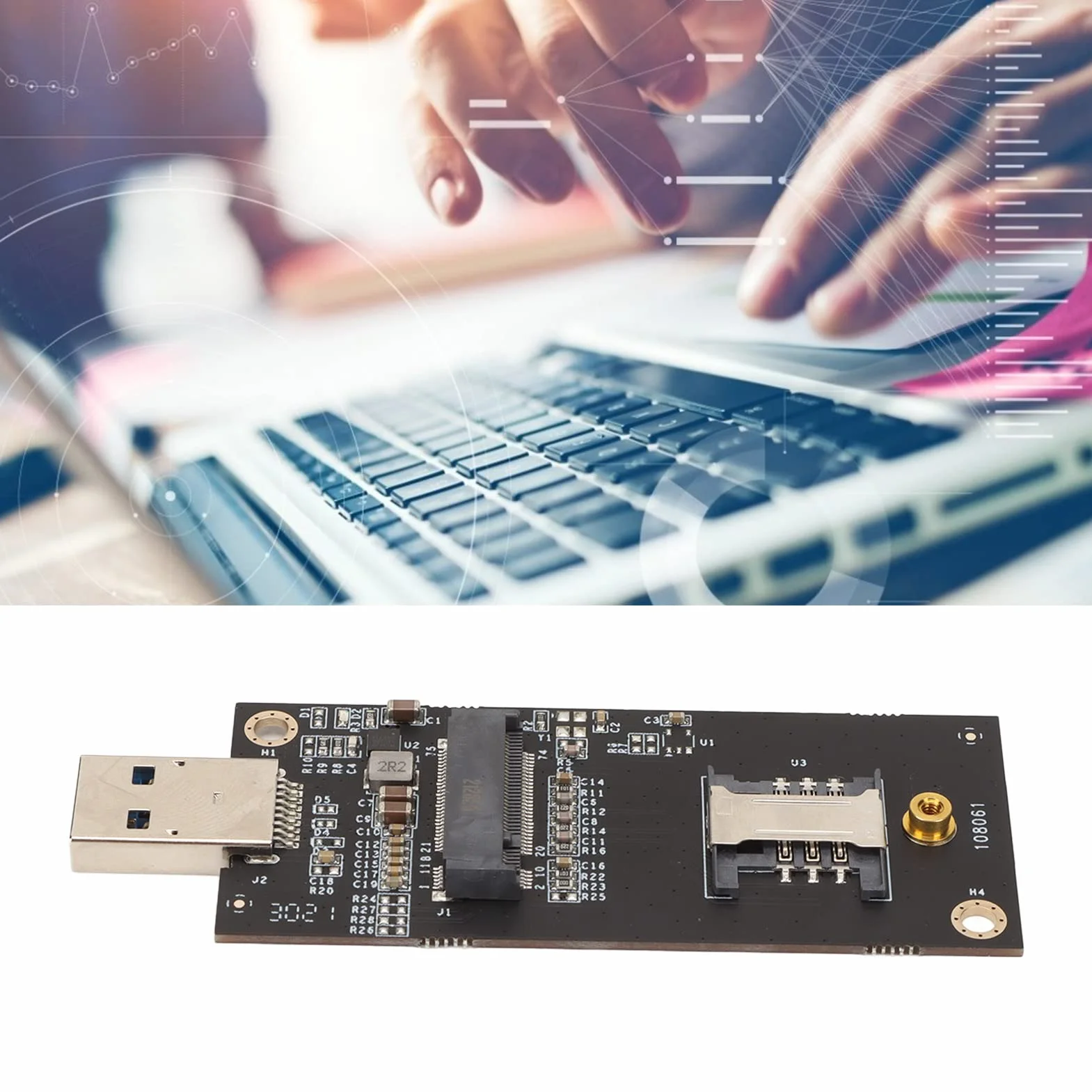 Karta Adaptera NGFF na USB 3.0, moduł Interfejsu 3G 4G WWAN LTE M.2 dla Systemu dla Systemu Linux, Plug and Play