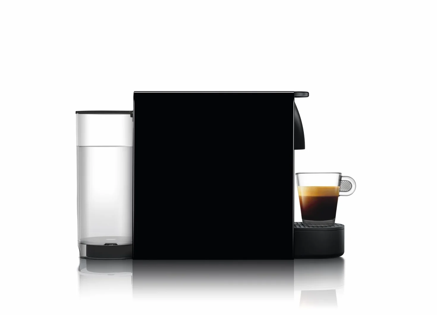 Nespresso Krups Machine à Café Essenza Mini Noir, 19 Bars + Kit de Bienvenue, Design Compact, Expresso et Lungo, Arrêt Automatique, YY2910FD
