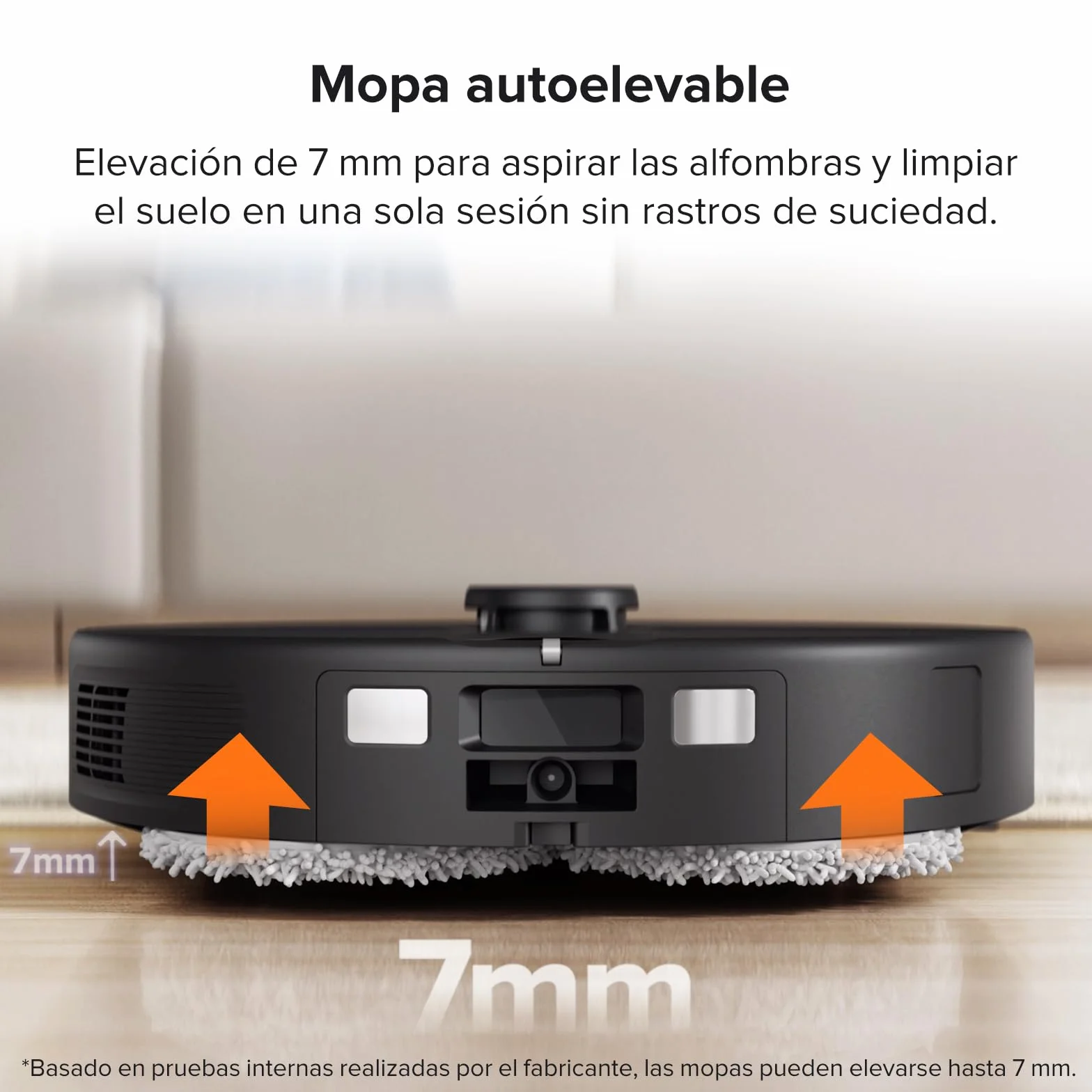 Roborock Qrevo Robot Aspirateur Laveur 5500 Pa Noir (Reconditionné)