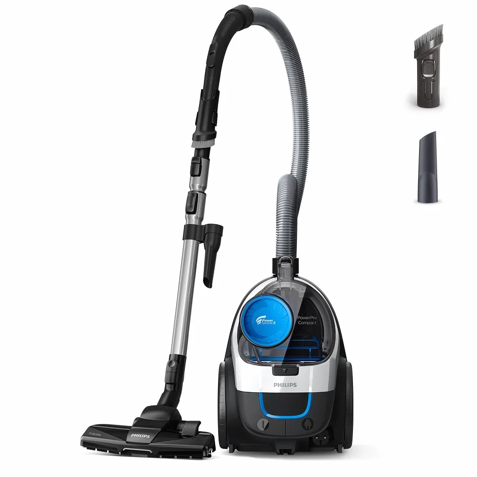 Philips PowerPro Compact Série 3000 Aspirateur sans Sac 900 W HEPA Brosse TriActive