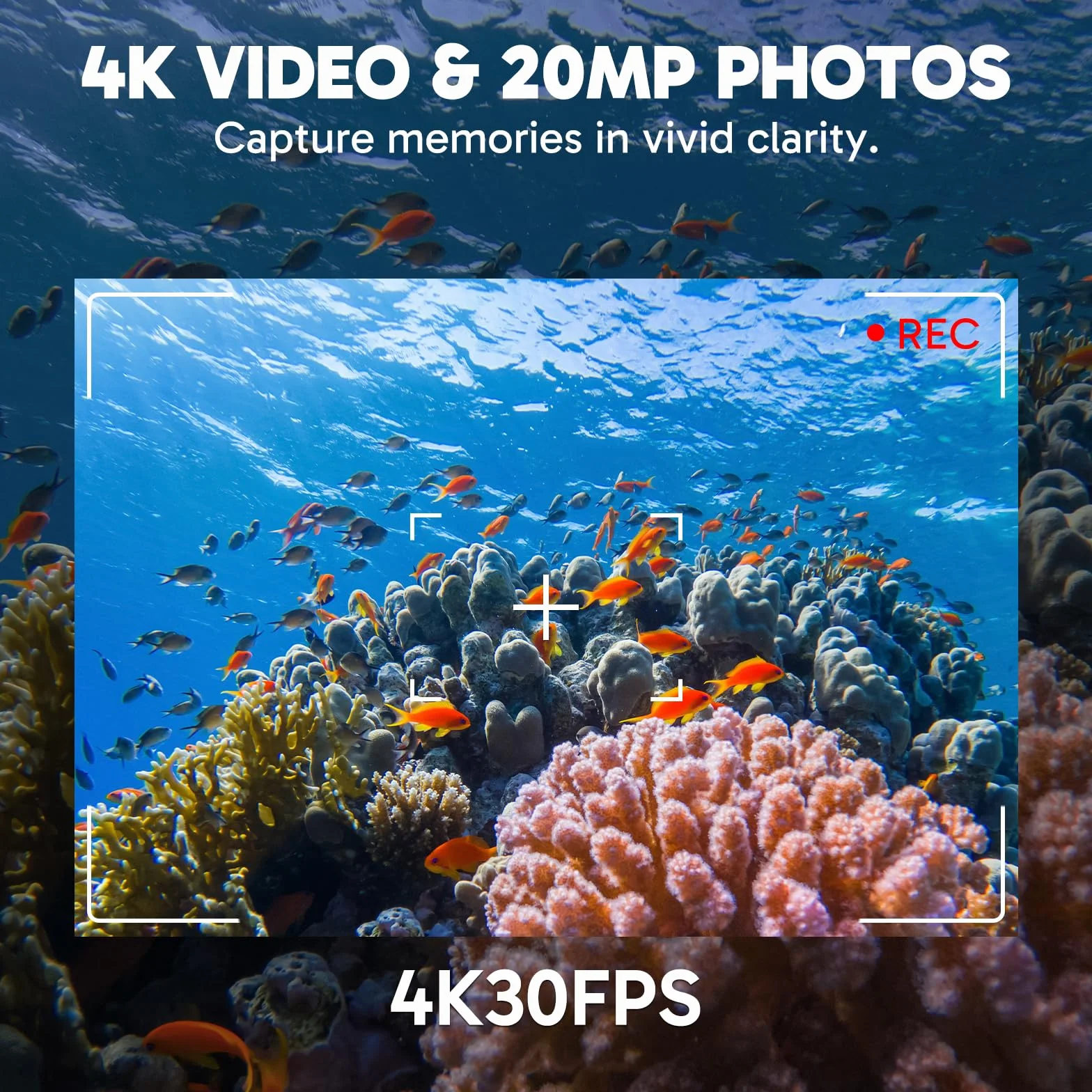 AKASO EK7000 Pro kamera sportowa 4K z kartą pamięci microSDXC 64 GB, ekran dotykowy, regulowany kąt widzenia, 40 m, wodoodporna kamera podwodna, pilot zdalnego sterowania, kask z zestawem akcesoriów