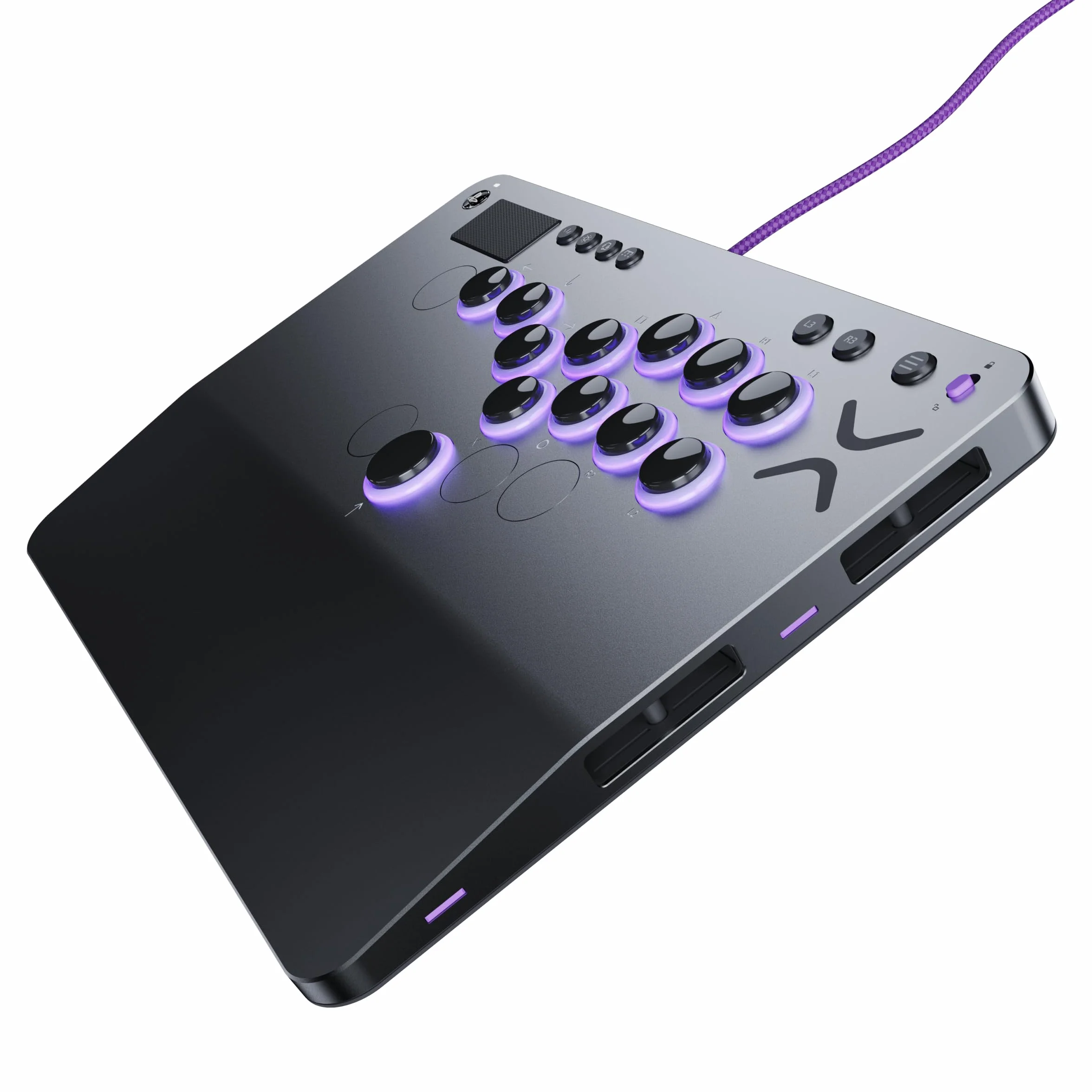 Turtle Beach Victrix Pro KO Fight Stick Gris Édition Officielle PS avec Boutons Cherry MX Speed Silver