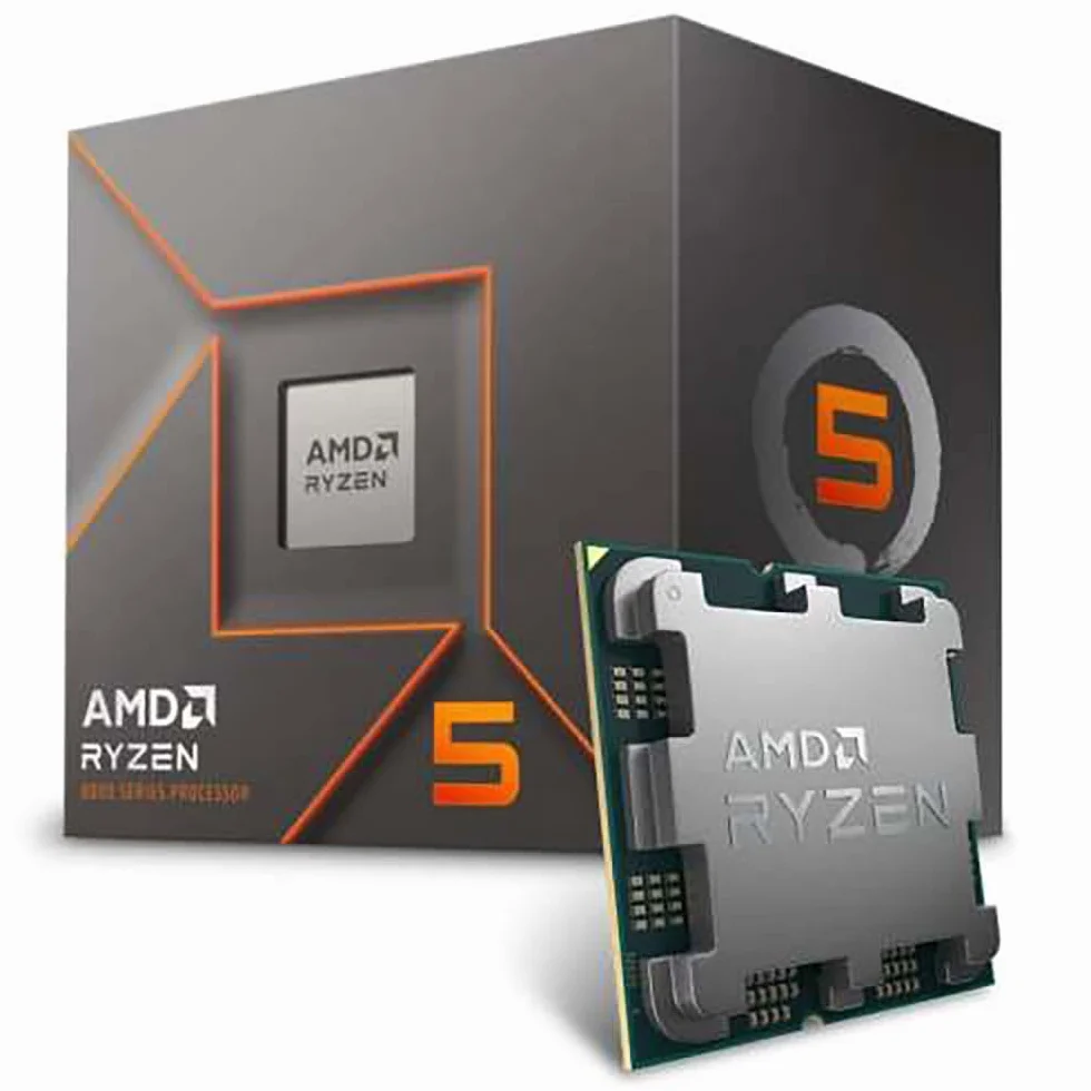 Procesor AMD Ryzen 5 8400F (6 Core/12 wątków, 65W DTP, gniazdo AM5, 22MB pamięci podręcznej, do 4.7GHz w trybie Max w trybie Max Boost, system chłodzenia Wraith Stealth)