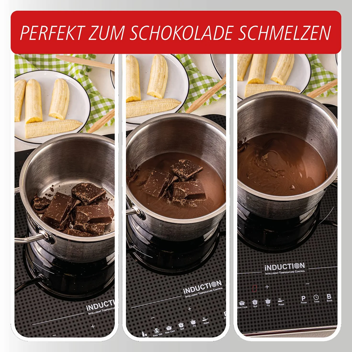 Rommelsbacher CTS 2000/IN plaque Noir, Argent Comptoir Plaque avec zone à induction 1 zone(s)
