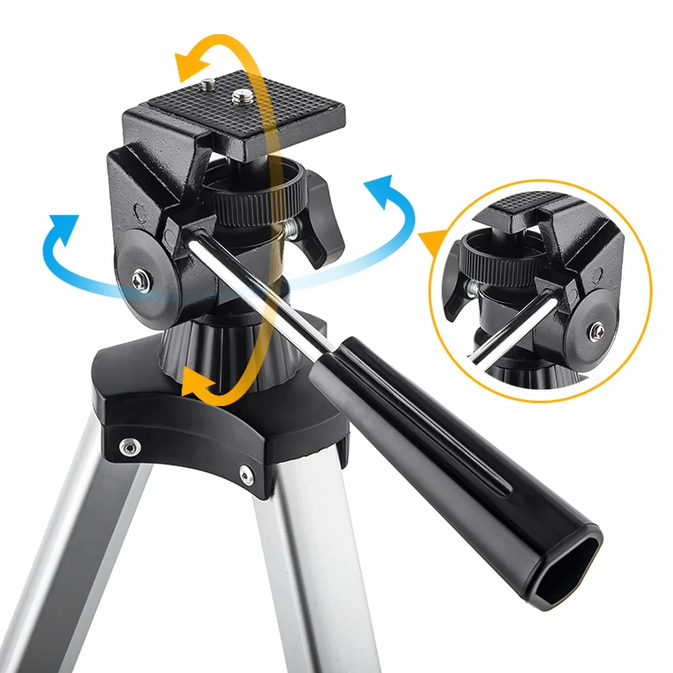Gskyer Teleskop, 70 mm otwór 400 mm AZ-Mount AZ-AZ-Astronomiczny teleskop refrakcyjny dla dzieci i początkujących - teleskop podróżny dla dorosłych
