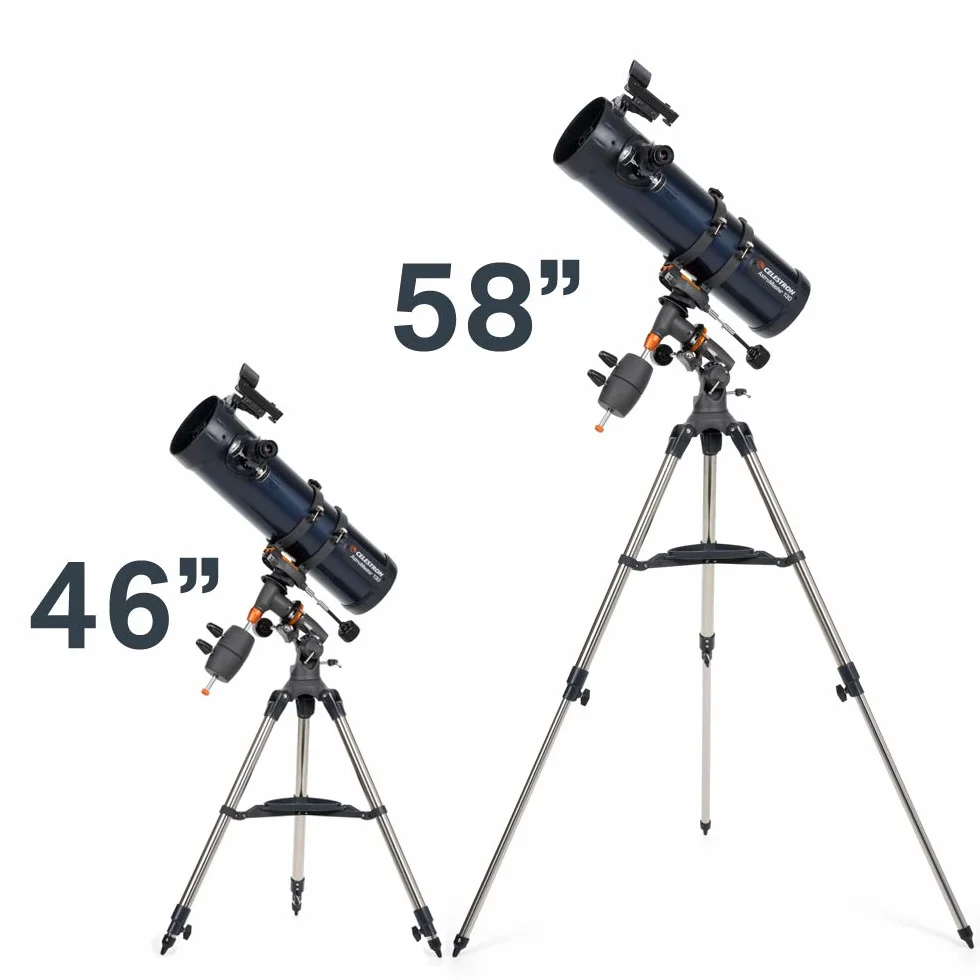 Celestron 31051 AstroMaster 130EQ - Newtonowski teleskop zwierciadlany z napedem silnikowym Celestron 31051 AstroMaster 130EQ, ciemnoniebieski