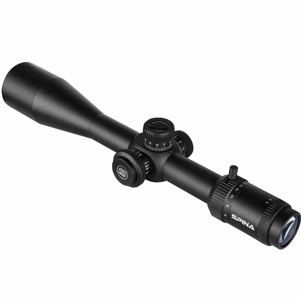 SPINA OPTICS 6-24X50 FFP Pierwszy Focus Plane Telescopic Sight Zakres karabiny MIL Dot Reticle Polowanie Strzelanie karabiny Optical Sight