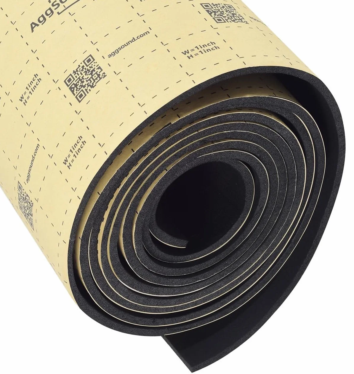 Mata tłumiąca dźwięk 157 mil (4 mm) 6,04 m2 - pianka o zamkniętych komórkach materiał tłumiący dźwięk samochodu - samoprzylepna izolacja kaptura, osłona cieplna, automatyczne tłumienie