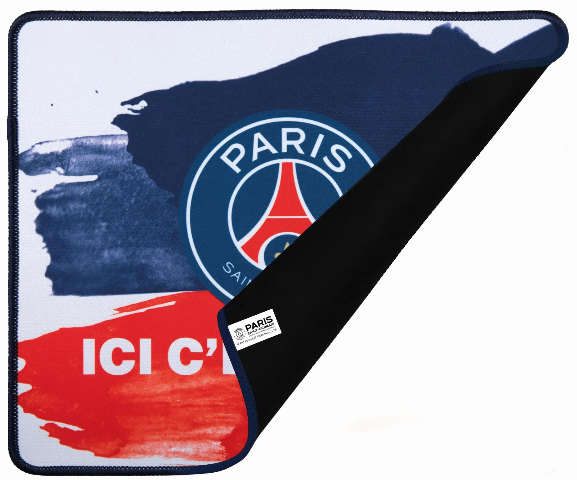 Konix Tapis de souris gaming 32 x 27 cm silicone 3D antidérapant Ici c'est Paris