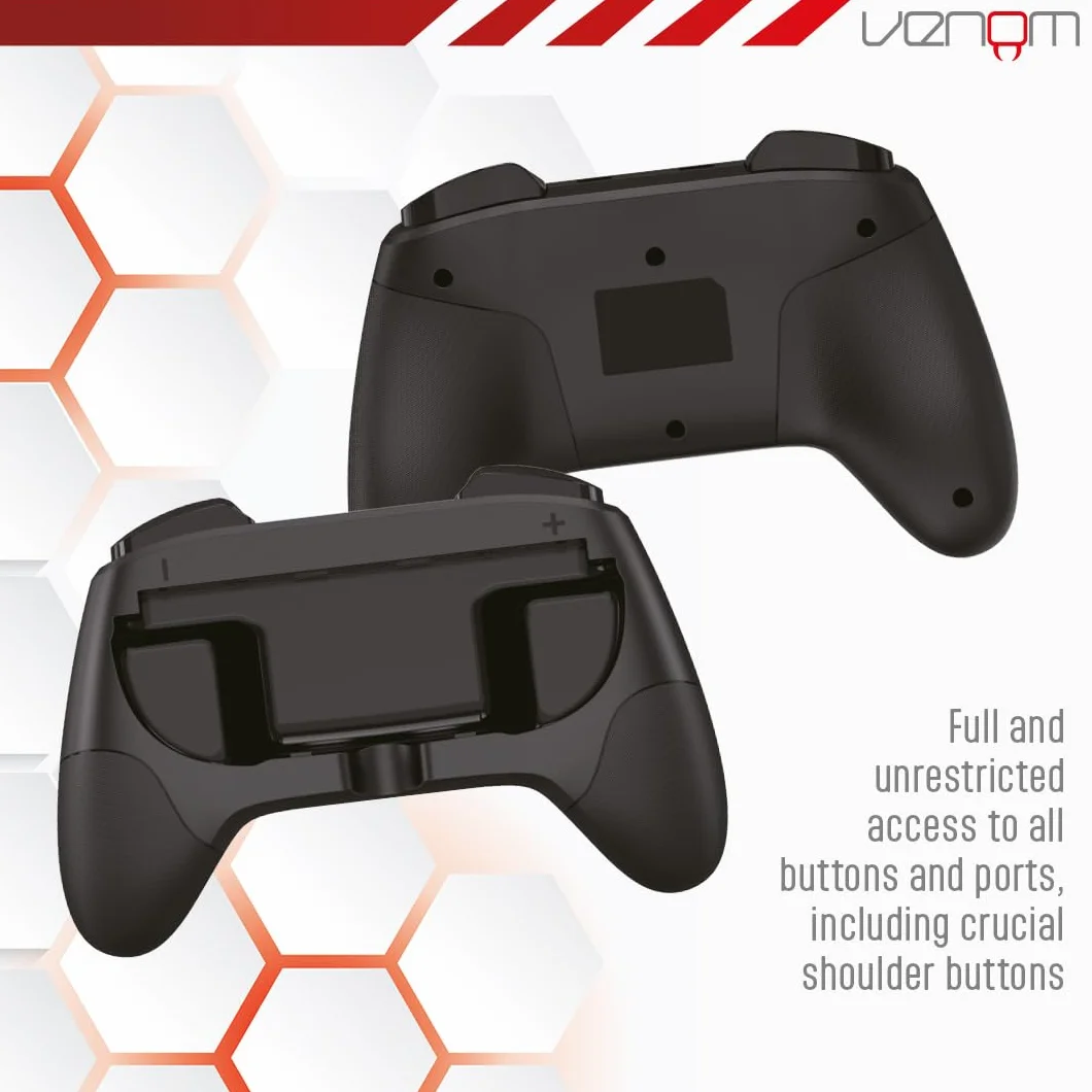 Venom Lot de 2 adaptateurs pour grips Joy-Con Switch 2 Nintendo Switch 2