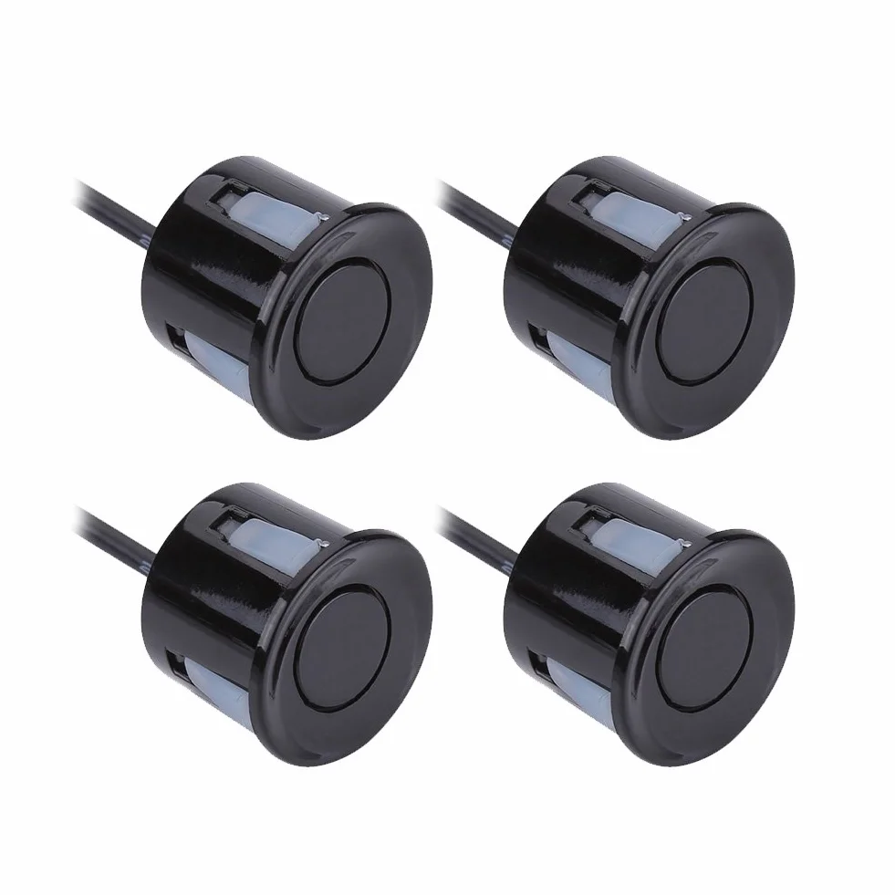 4szt Czujnik parkowania Sonda, cofania detektor kopii zapasowej pojazdu (czarny) kabel czujnik parkowania 4.5